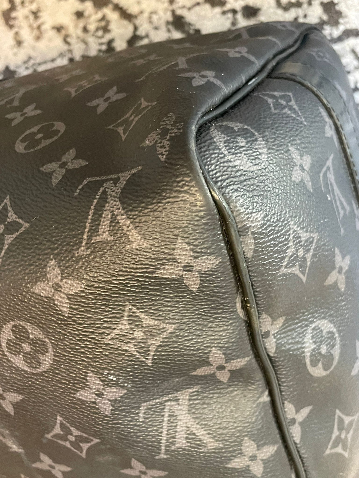 Louis Vuitton - Keepall 45 bandouliere toile monogram éclipse