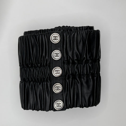 Ceinture Chanel Large Corset black lambskin limited edition