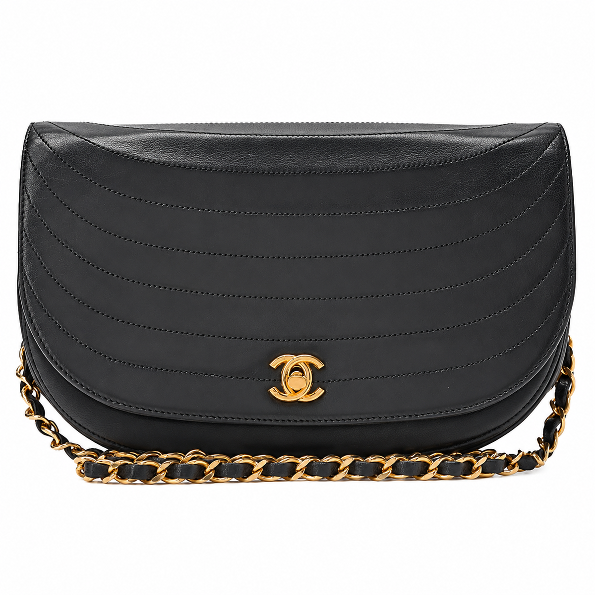 Chanel - Demi lune Timeless Flap vintage