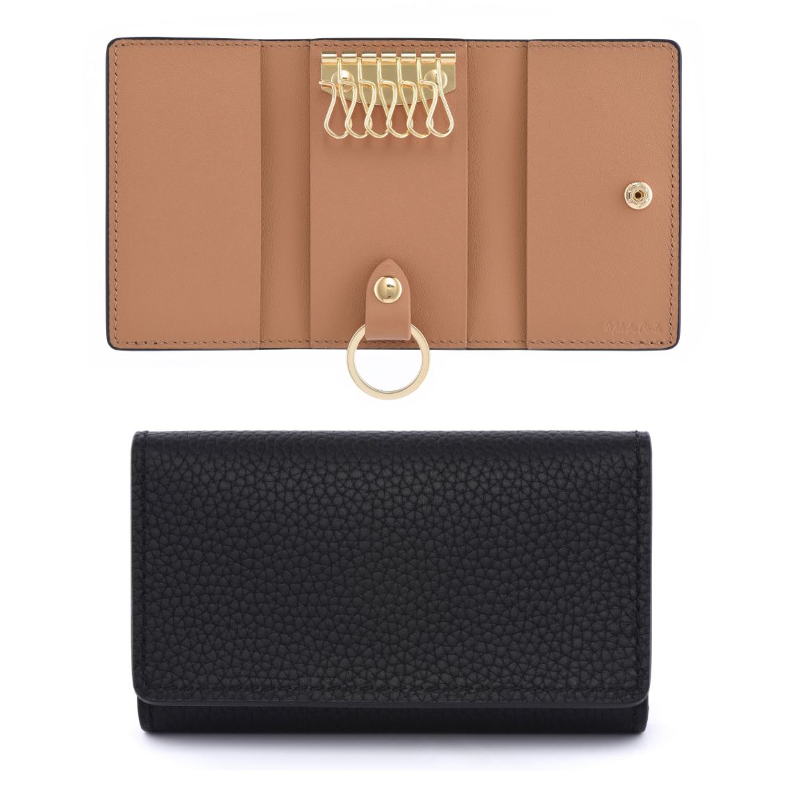 DRESSUPYOURPURSE | Étui à clés en cuir grainé Togo