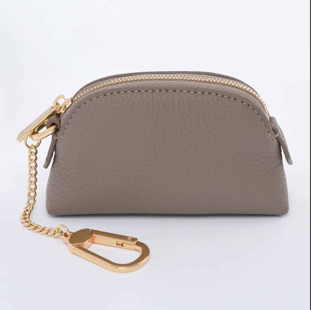 DRESSUPYOURPURSE | The Lippy Case - Togo Leather Mini Cosmetic Pouch