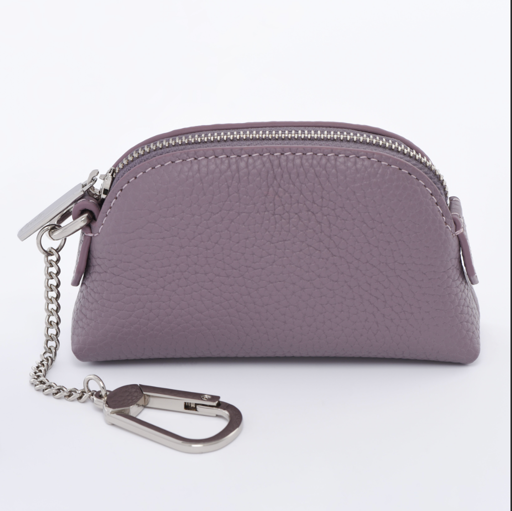 DRESSUPYOURPURSE | The Lippy Case - Togo Leather Mini Cosmetic Pouch