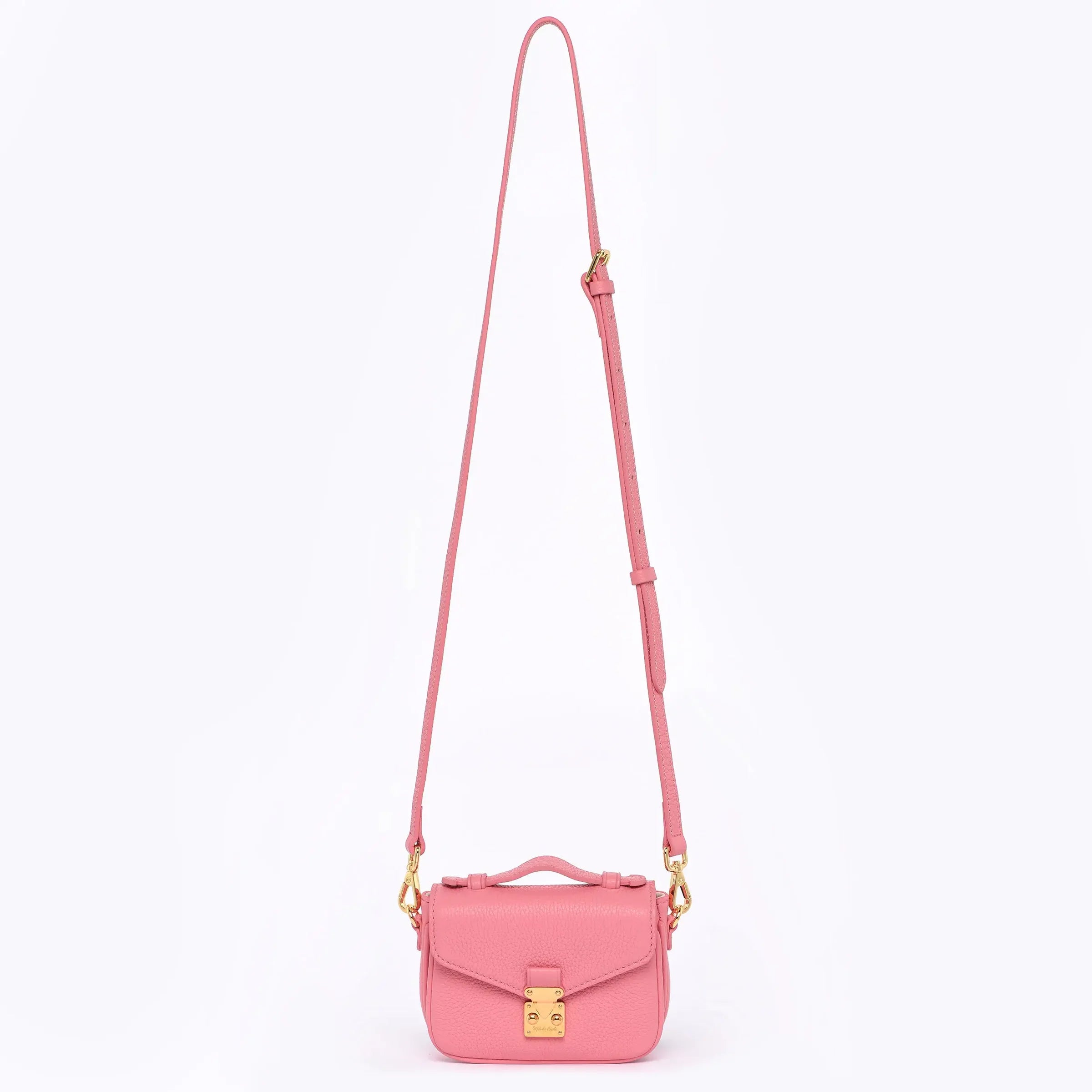 DRESSUPYOURPURSE | Micro Paris 15 en cuir Togo rose / Micro Paris 15 in Togo Leather - SUMMER PINK