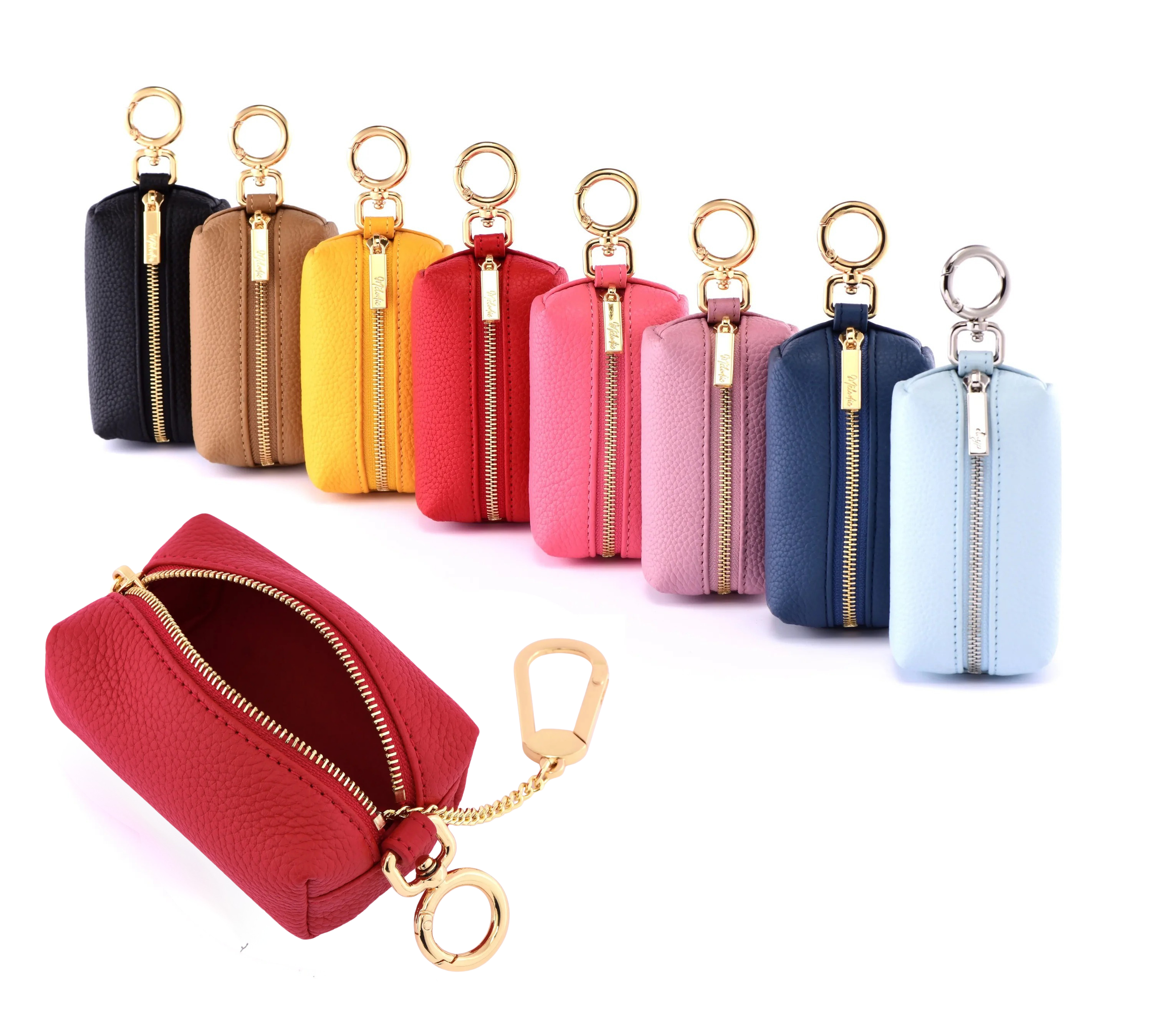 DRESSUPYOURPURSE | Key Cube en cuir Togo