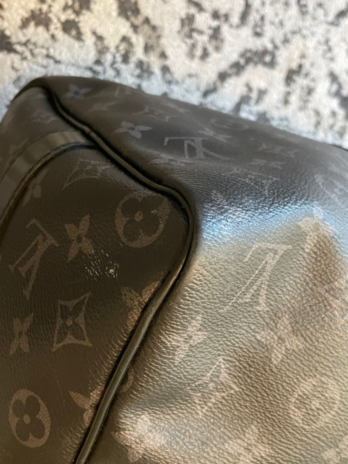 Louis Vuitton - Keepall 45 bandouliere toile monogram éclipse