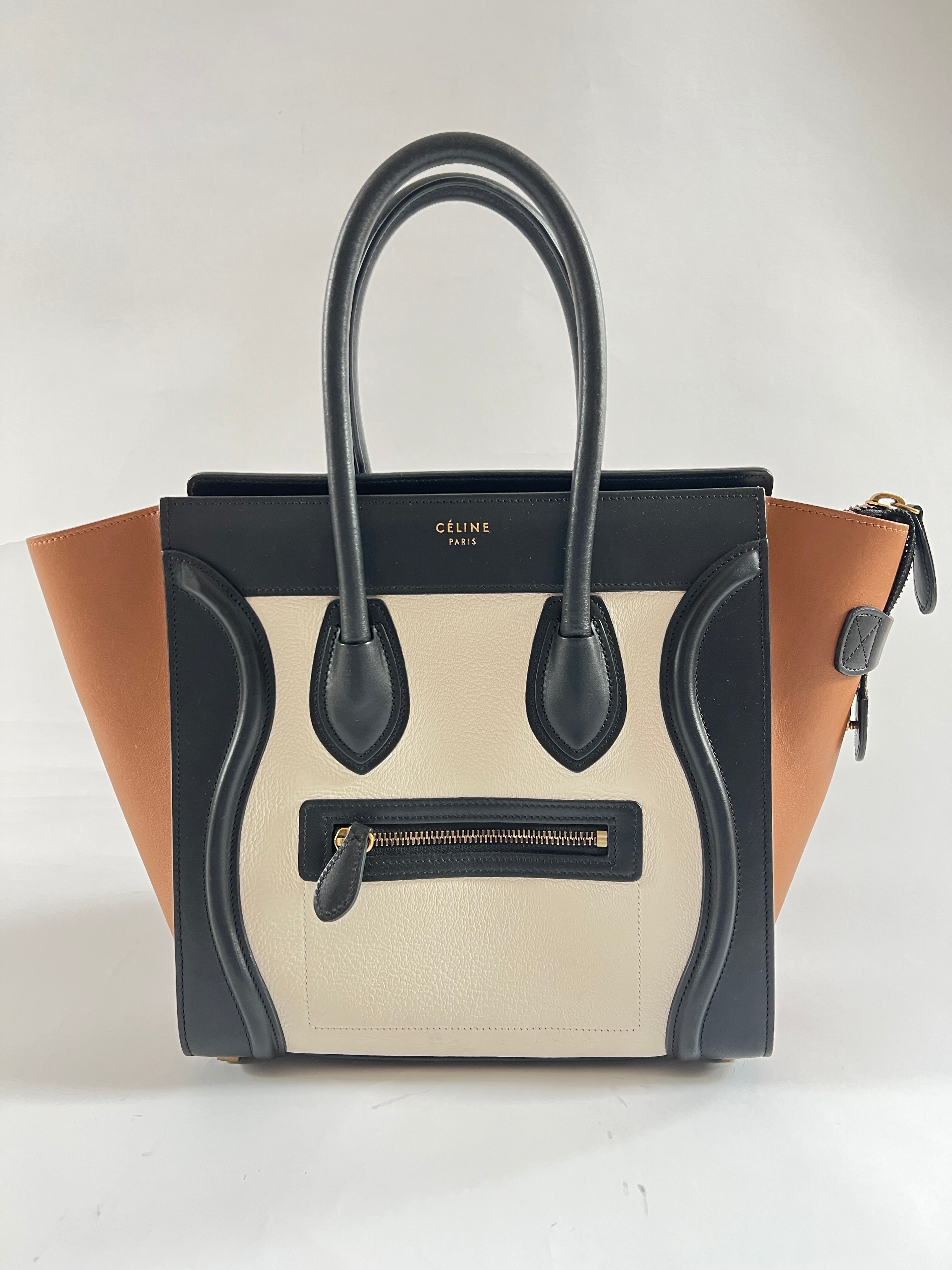 CELINE - Nano Luggage Tricolore