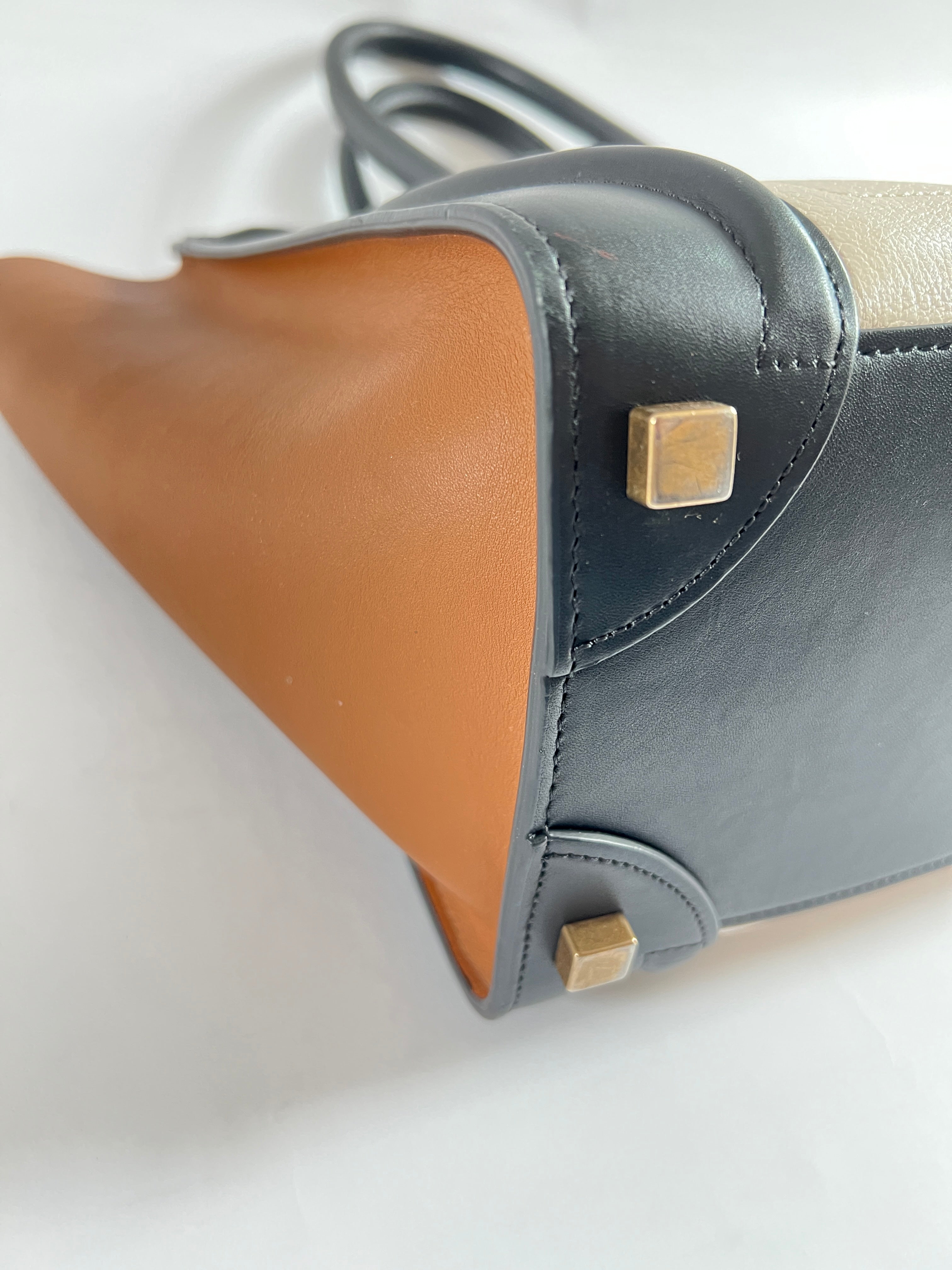 CELINE - Nano Luggage Tricolore