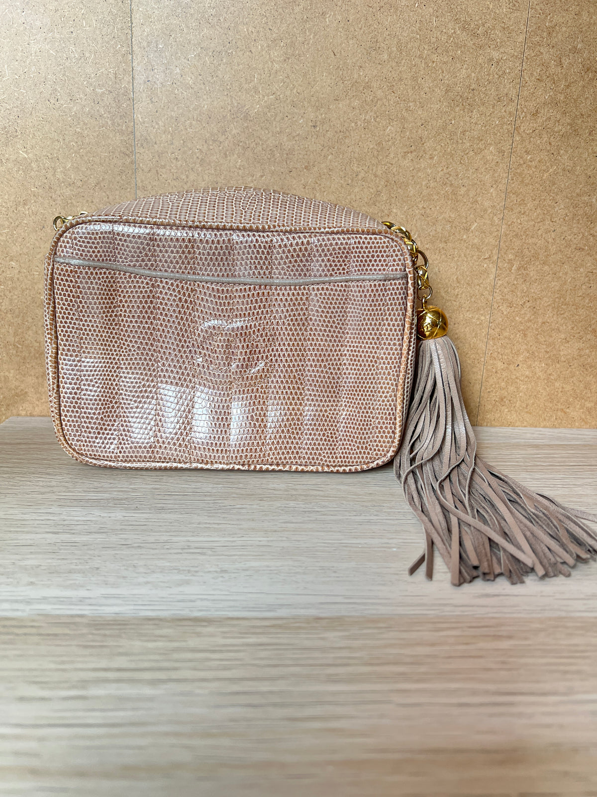 Chanel - Sac caméra vintage en lézard