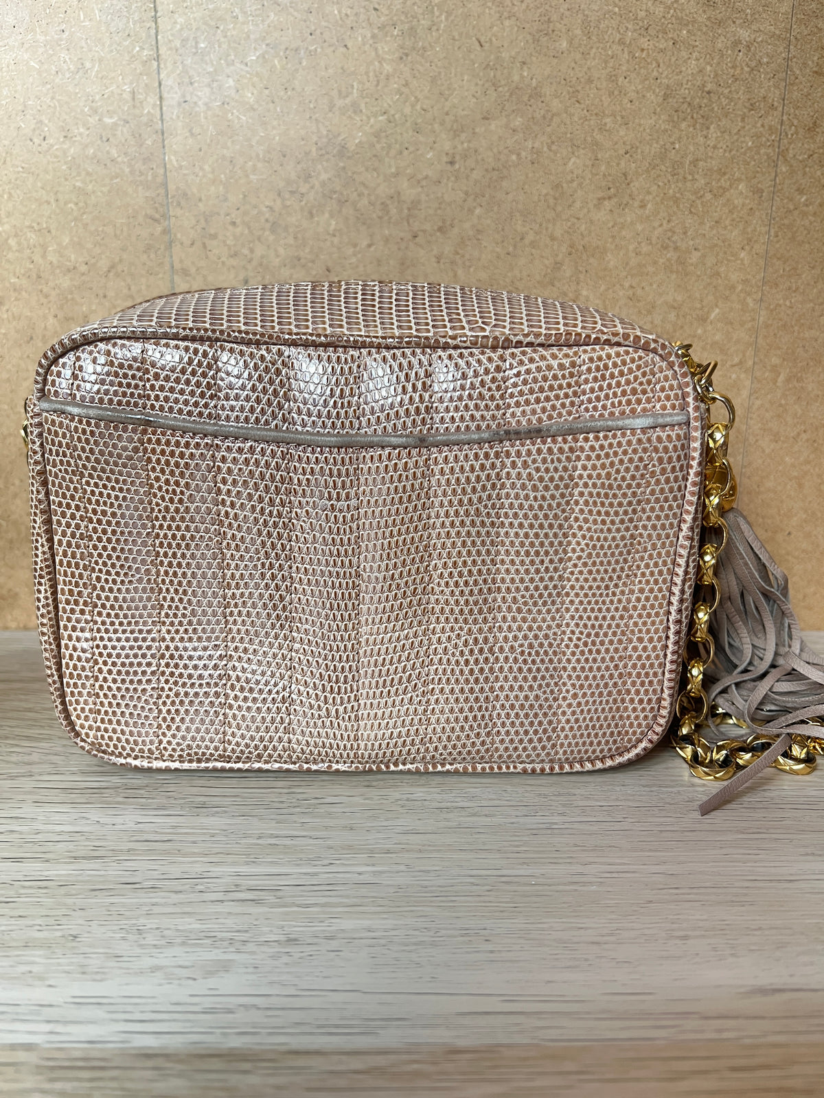 Chanel - Sac caméra vintage en lézard