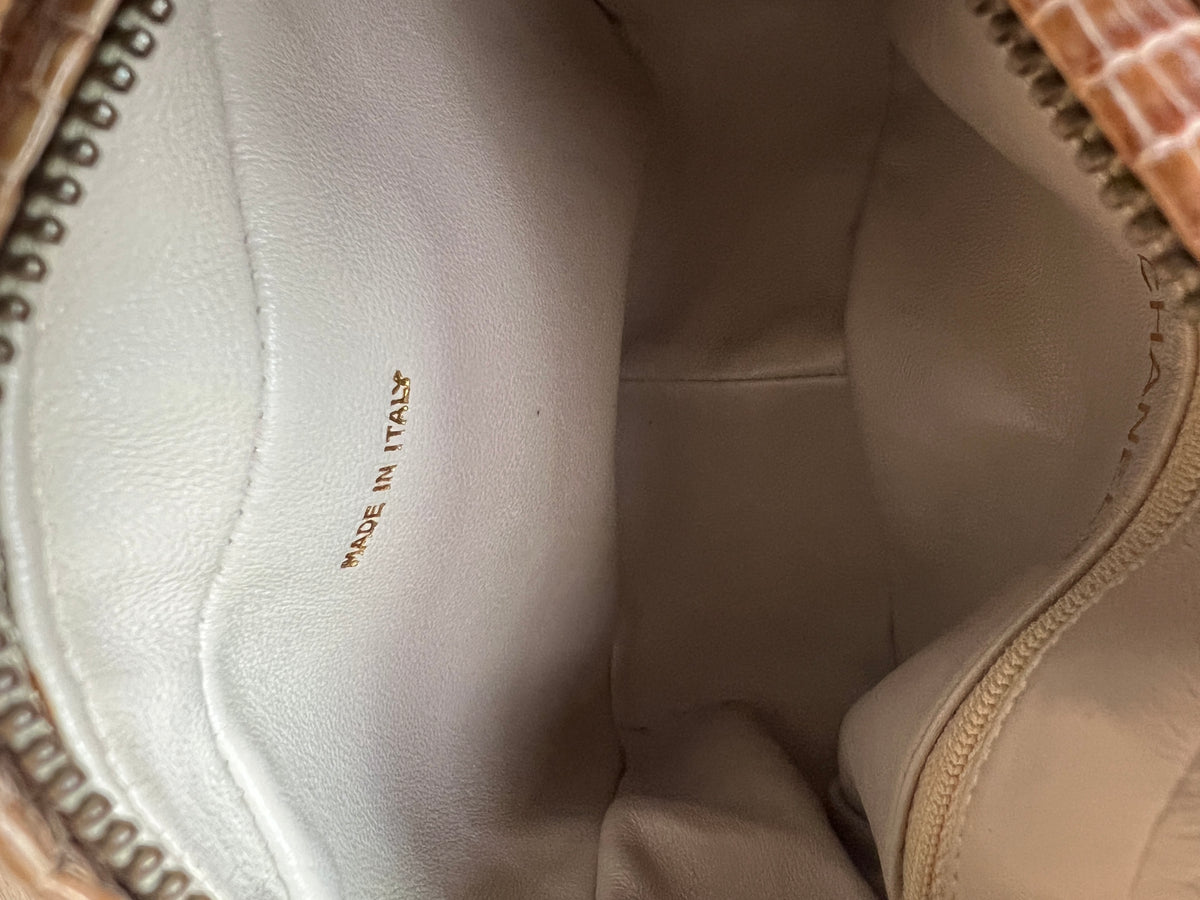 Chanel - Sac caméra vintage en lézard