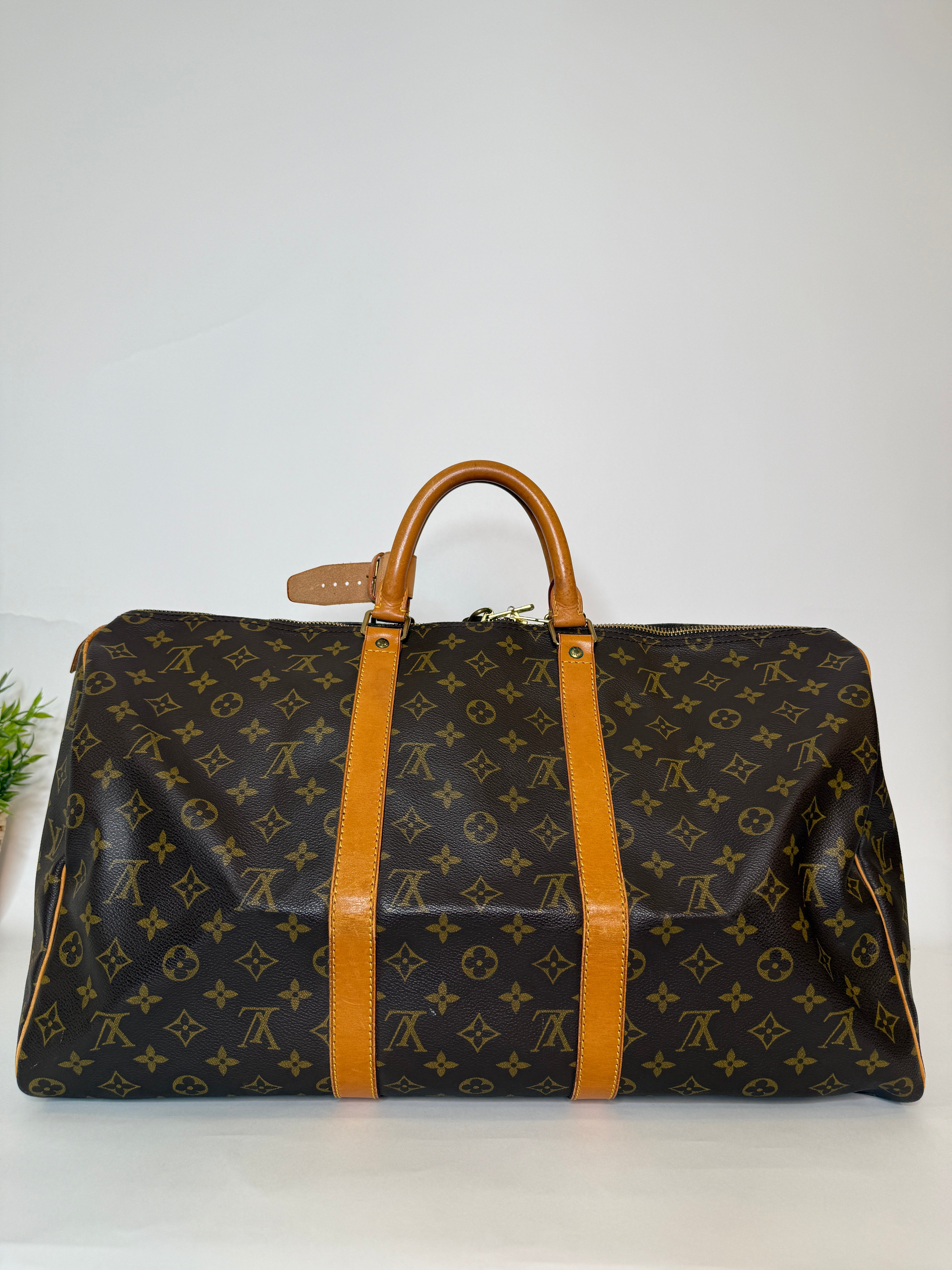 LOUIS VUITTON - Keepall 50 Vintage + Certificat Entrupy