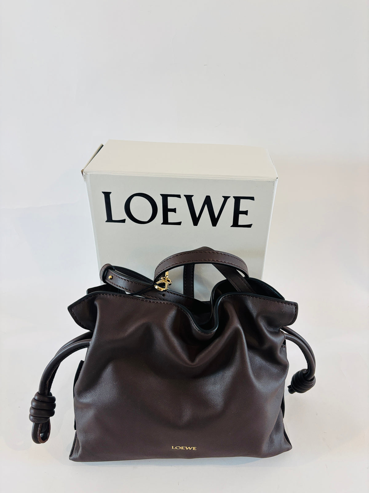 Loewe - Flamenco Mini Marron chocolat