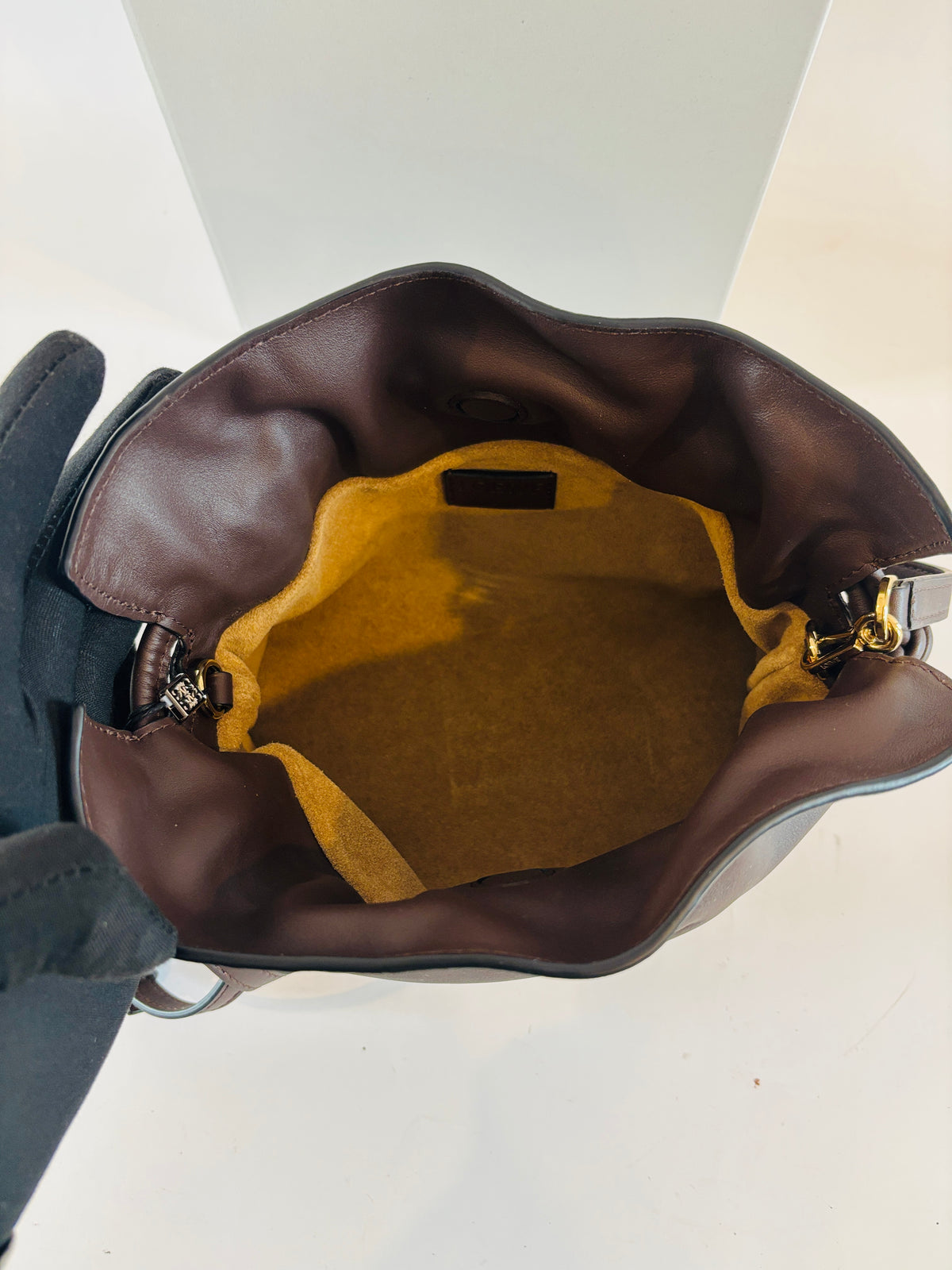 Loewe - Flamenco Mini Marron chocolat