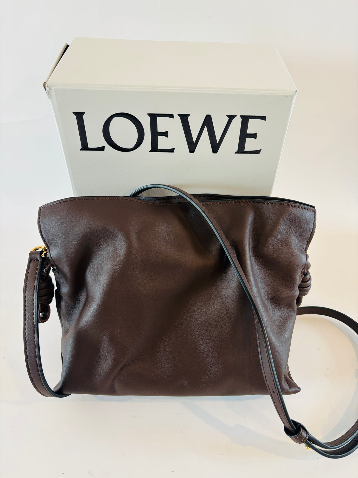 Loewe - Flamenco Mini Marron chocolat