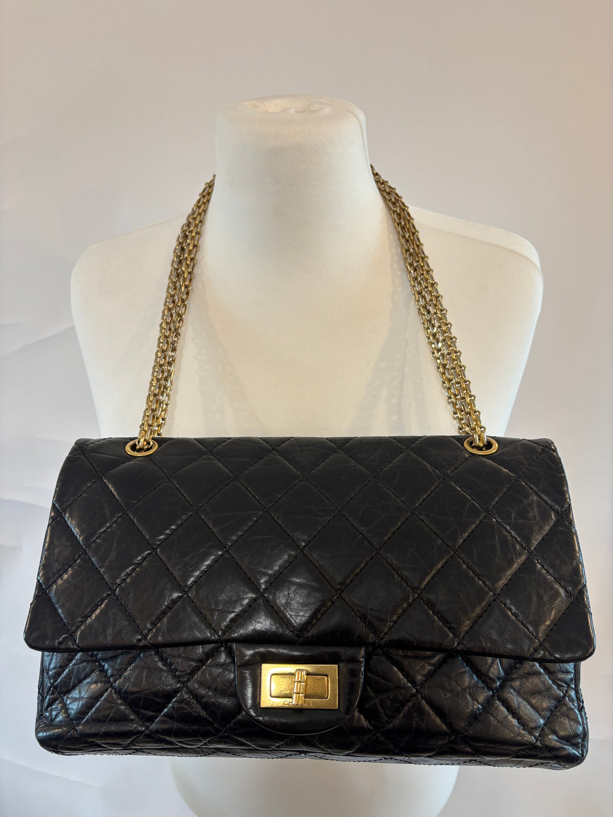 Chanel - 2.55 Réissue Jumbo Veau vielli