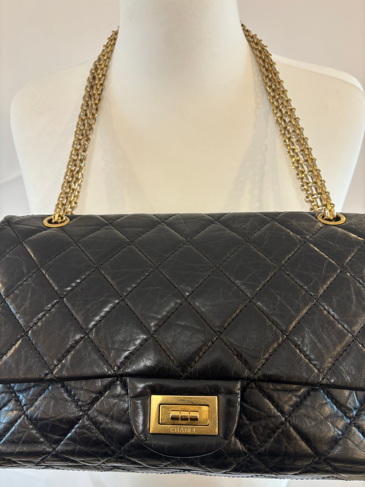 Chanel - 2.55 Réissue Jumbo Veau vielli