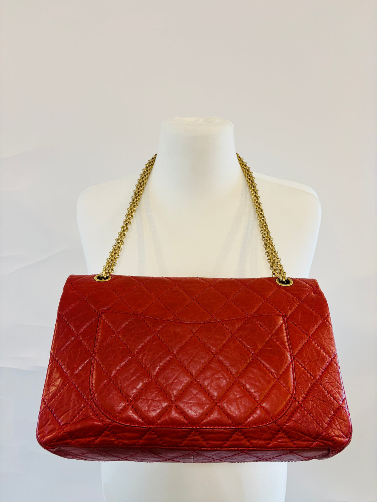 Chanel - 2.55 Reissue Jumbo Rouge agneau