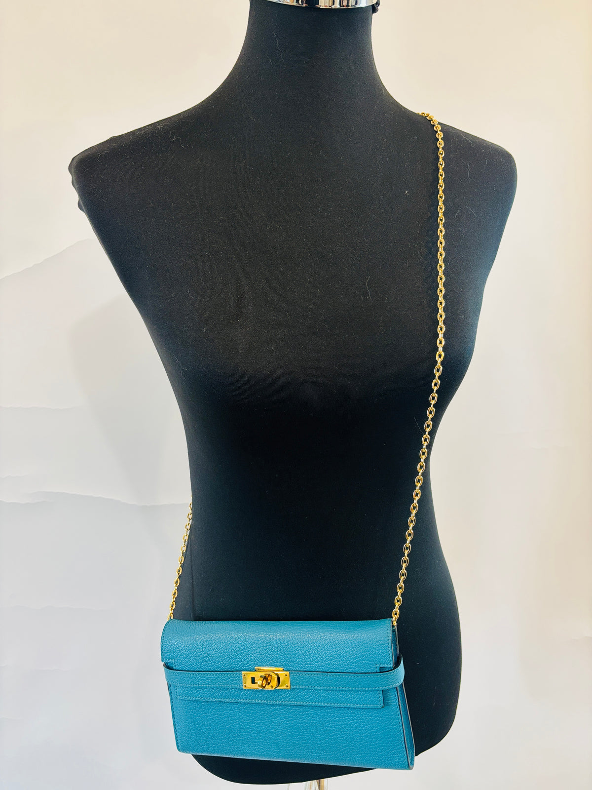 Hermès - Portefeuille Kelly Long Chèvre