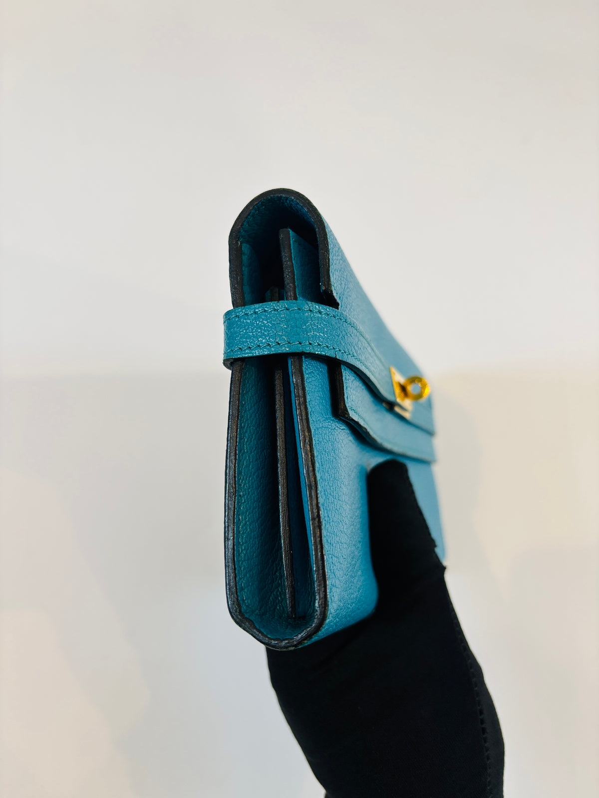 Hermès - Portefeuille Kelly Long Chèvre