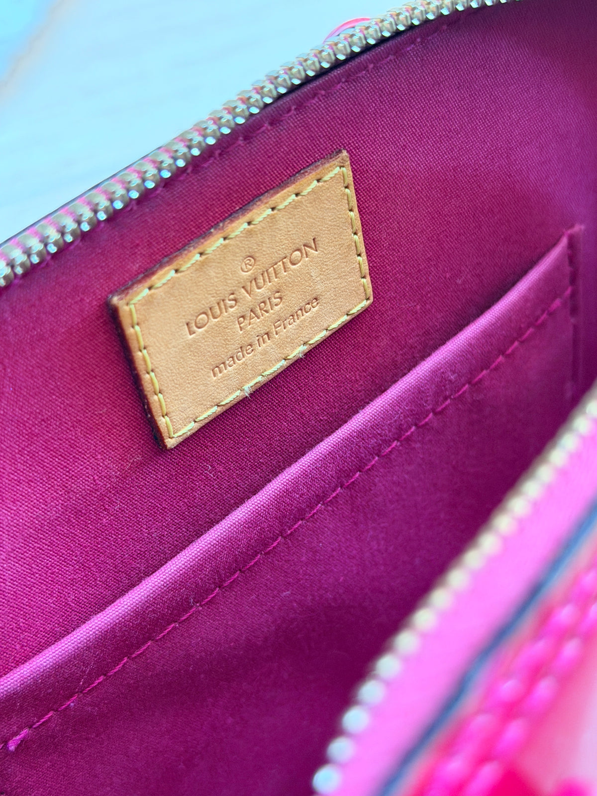 Louis Vuitton - Alma BB - Vernis Fuchsia