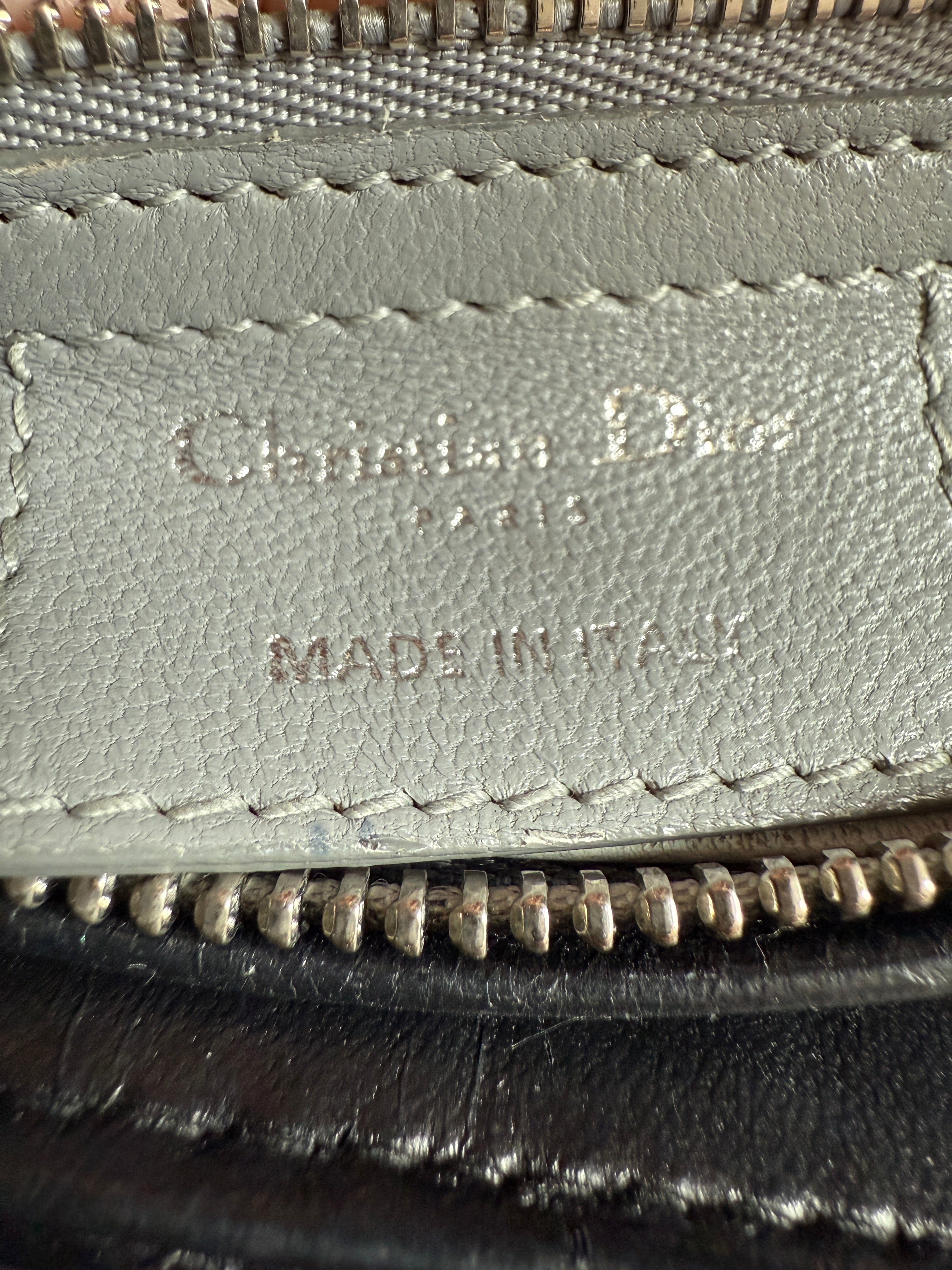 DIOR - Lady dior Noir et silver