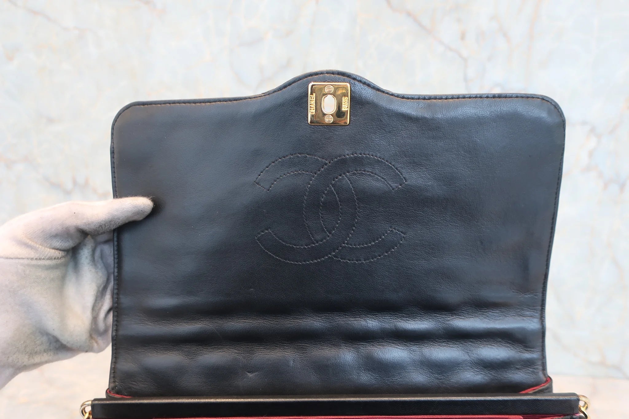 Chanel Vintage Timeless Flap + Entrupy