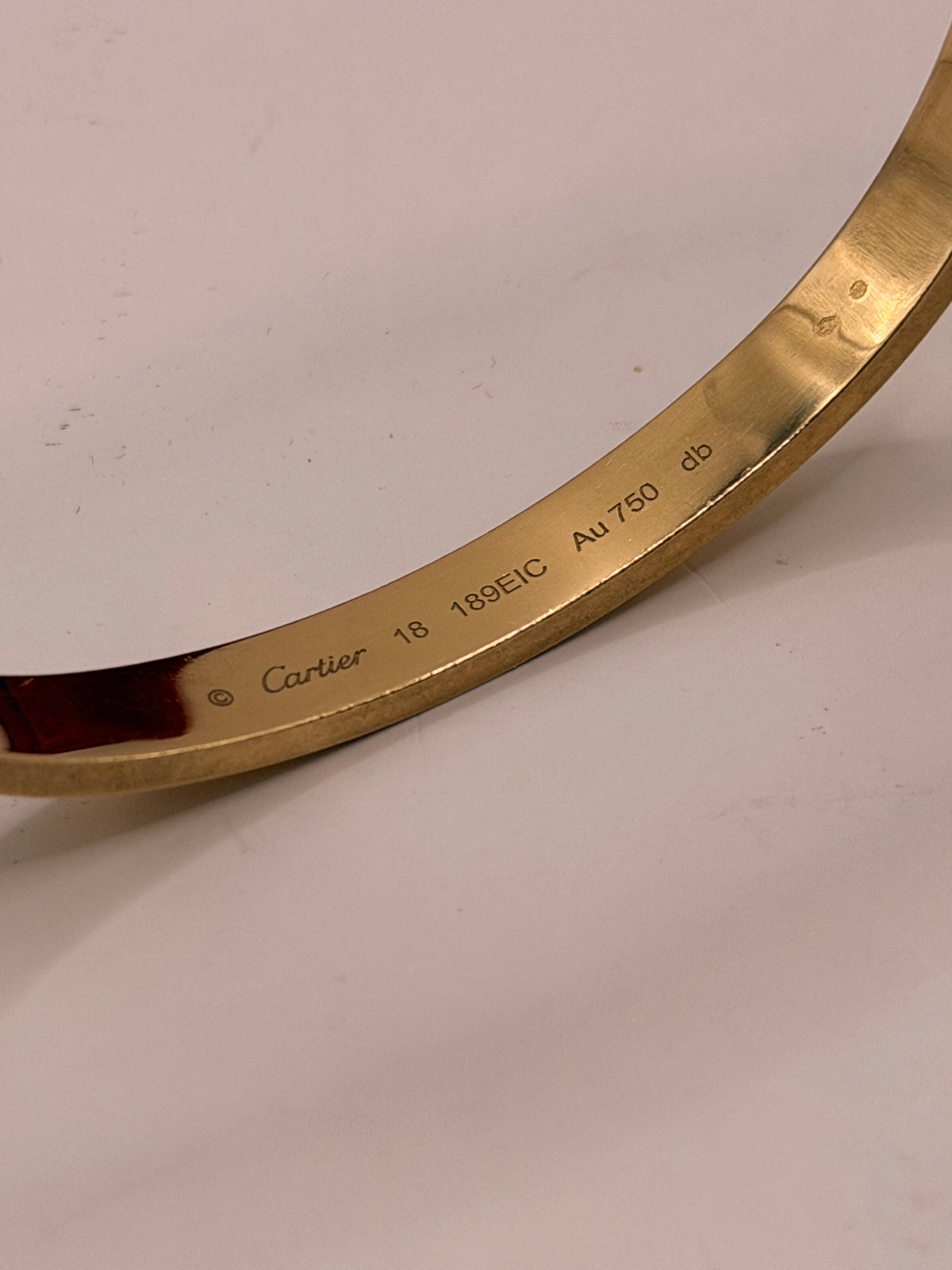 Cartier - Bracelet Love Or Jaune 18cm