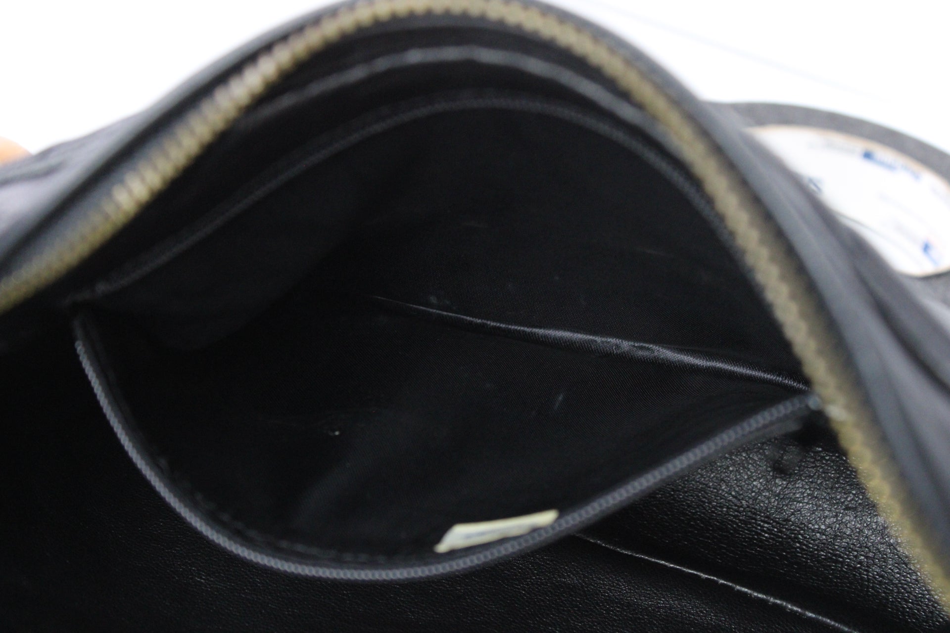 CHANEL Camera Chevrons Pompon Lambskin