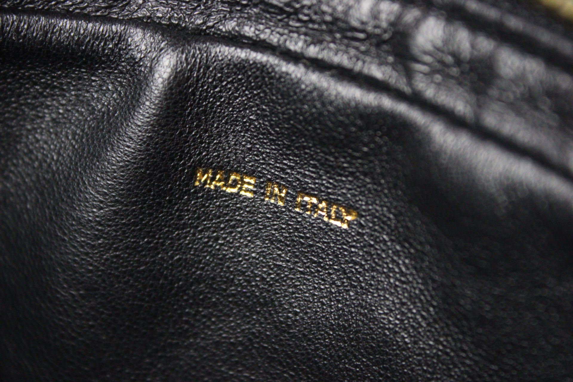 CHANEL Camera Chevrons Pompon Lambskin