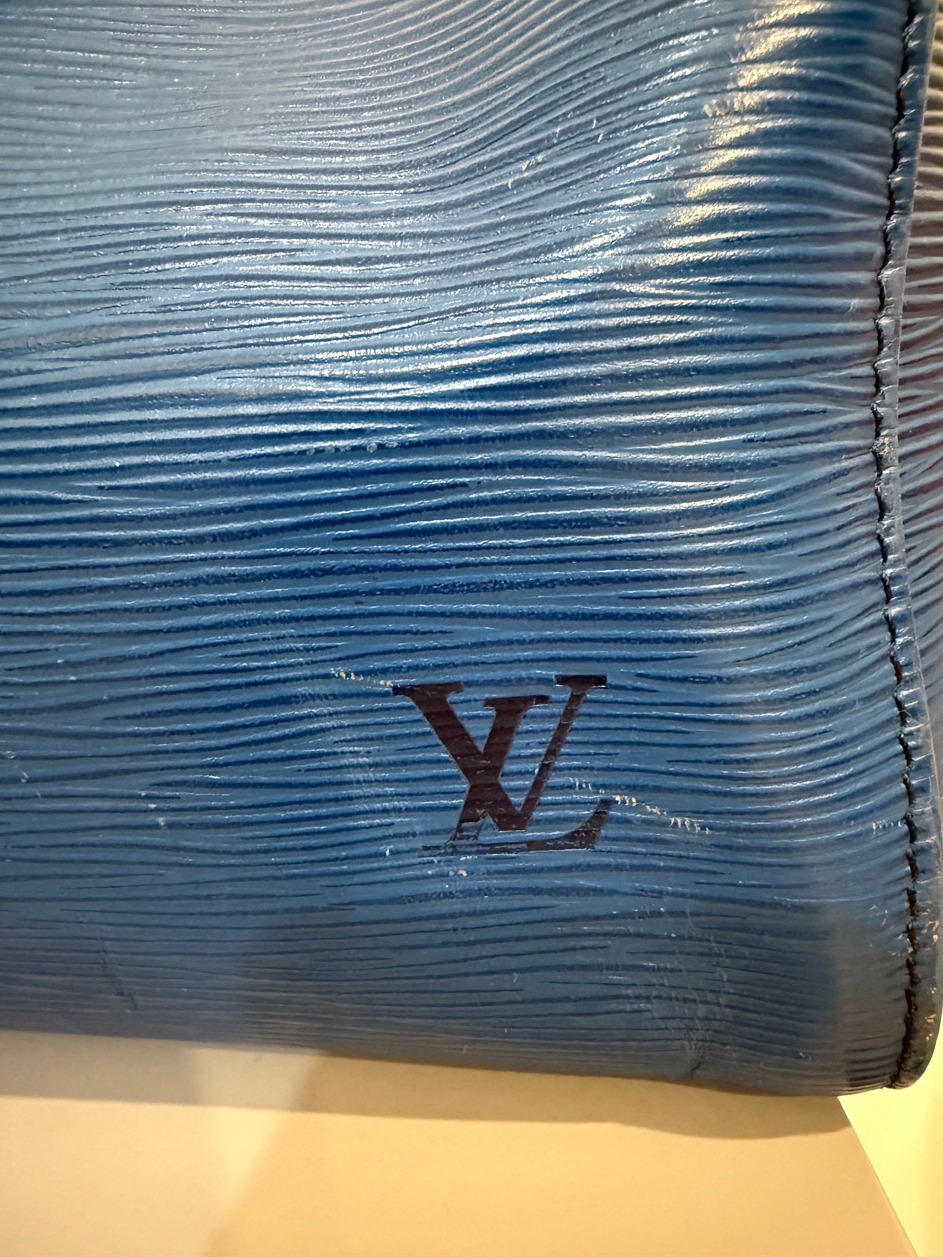 LOUIS VUITTON | Sac Speedy 30 bleu Épi / Blue Epi Speedy 30 bag