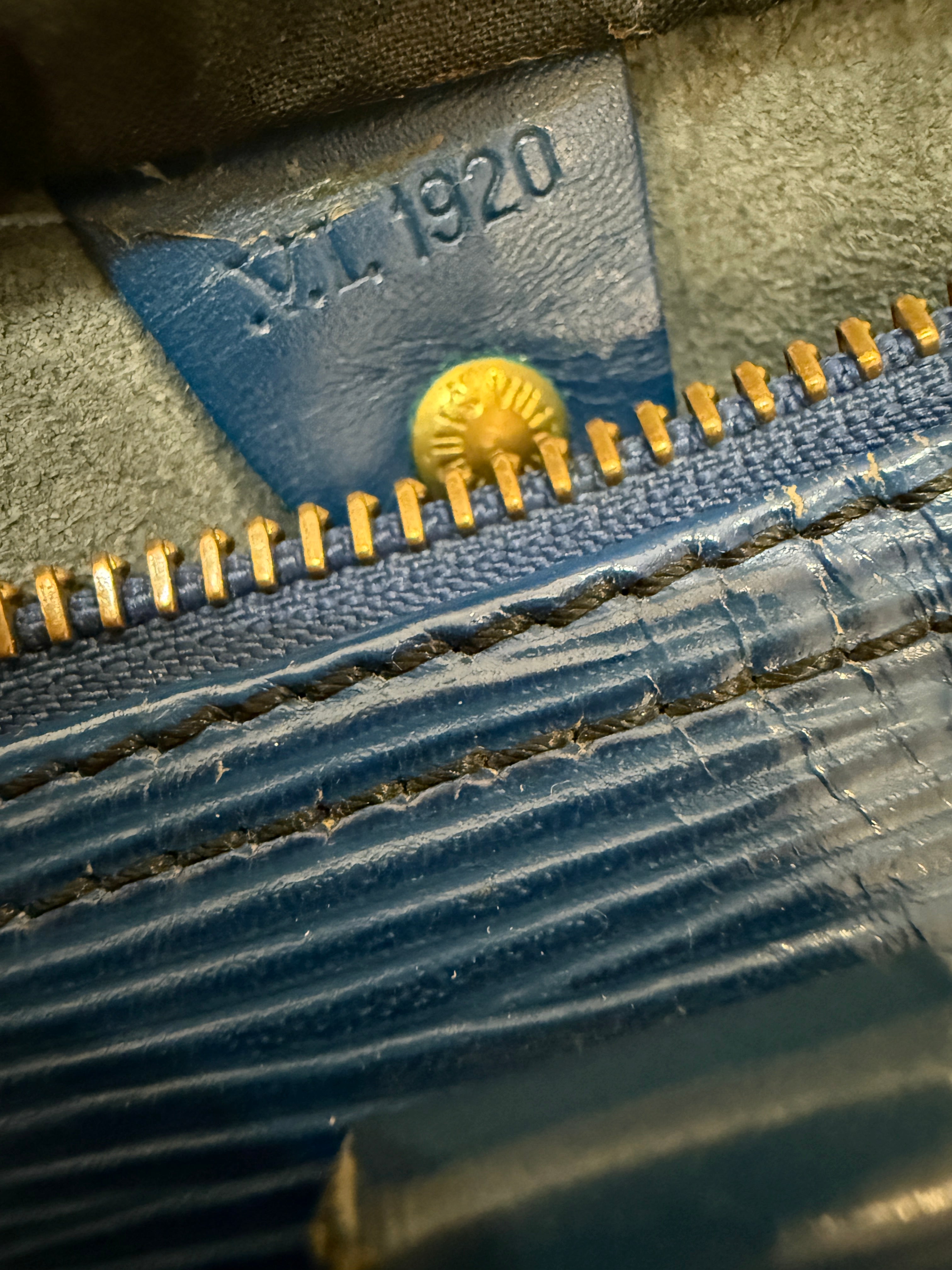 LOUIS VUITTON | Sac Speedy 30 bleu Épi / Blue Epi Speedy 30 bag