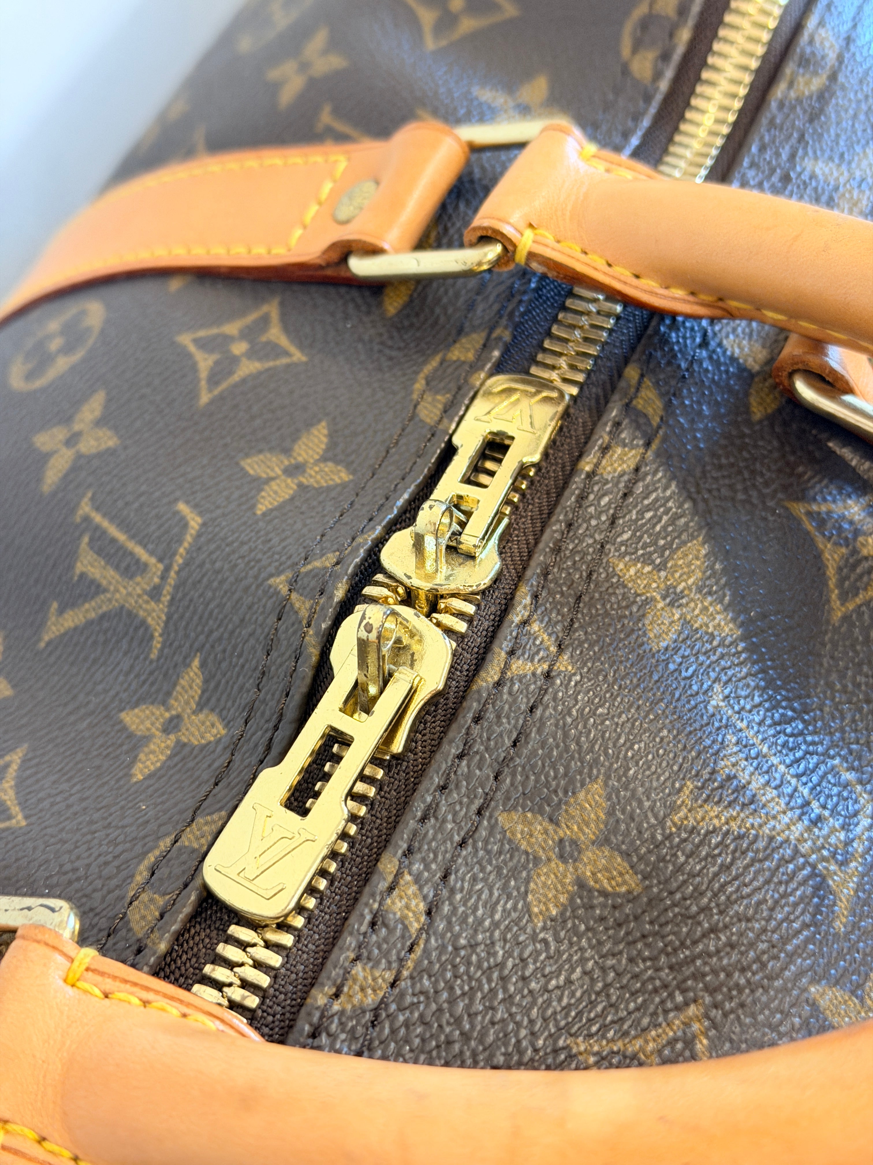 LOUIS VUITTON - Keepall 55 Vintage + Certificat Entrupy