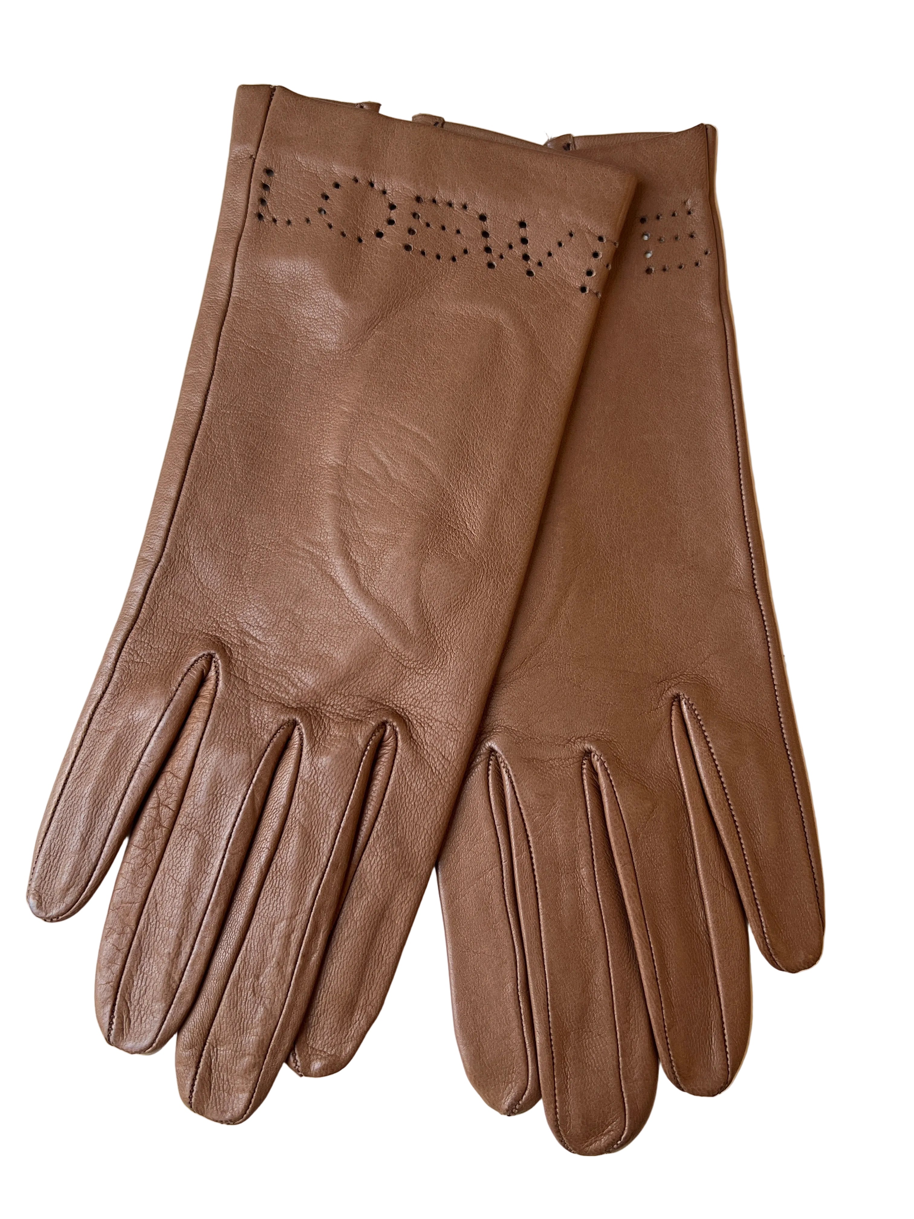 LOEWE - Paire de gants en cuir