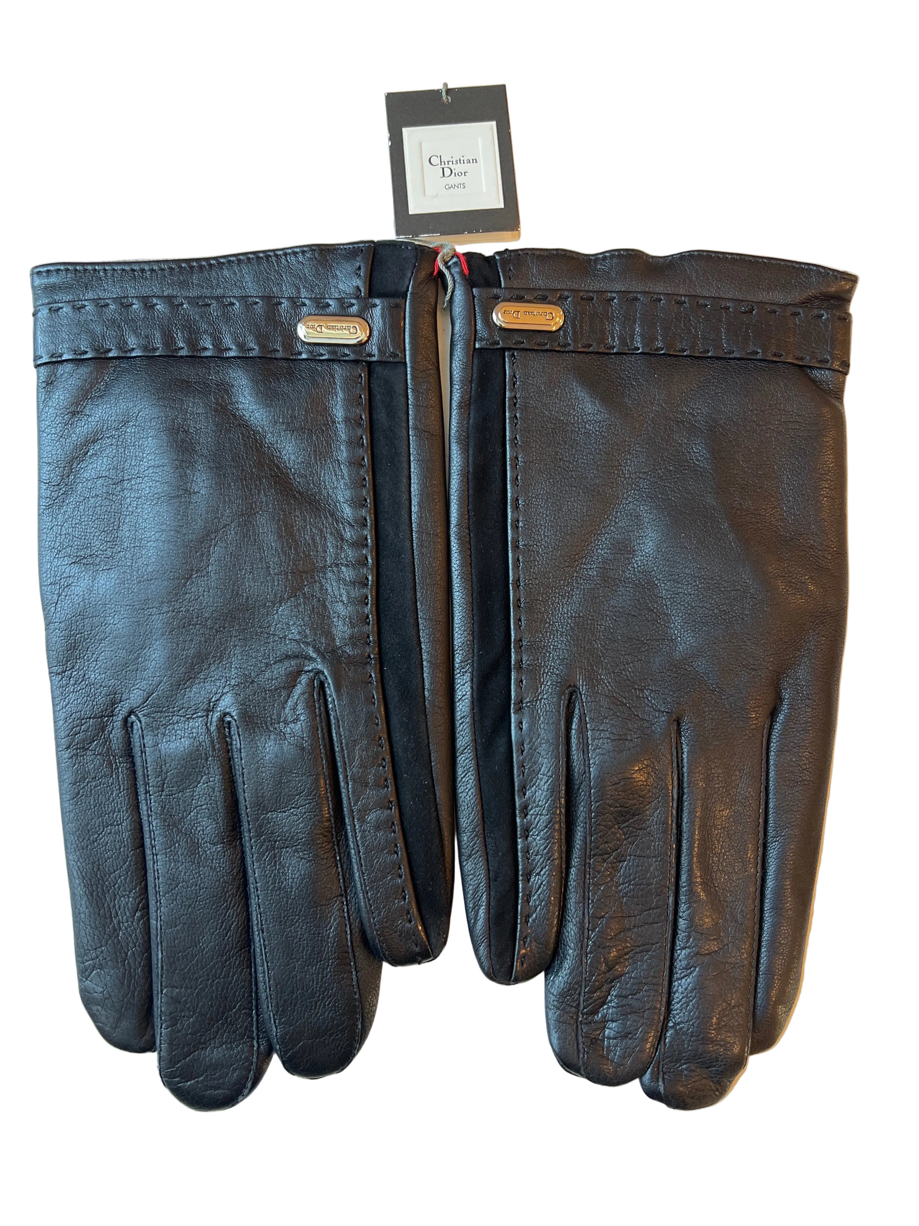 DIOR - Paire de gants en cuir