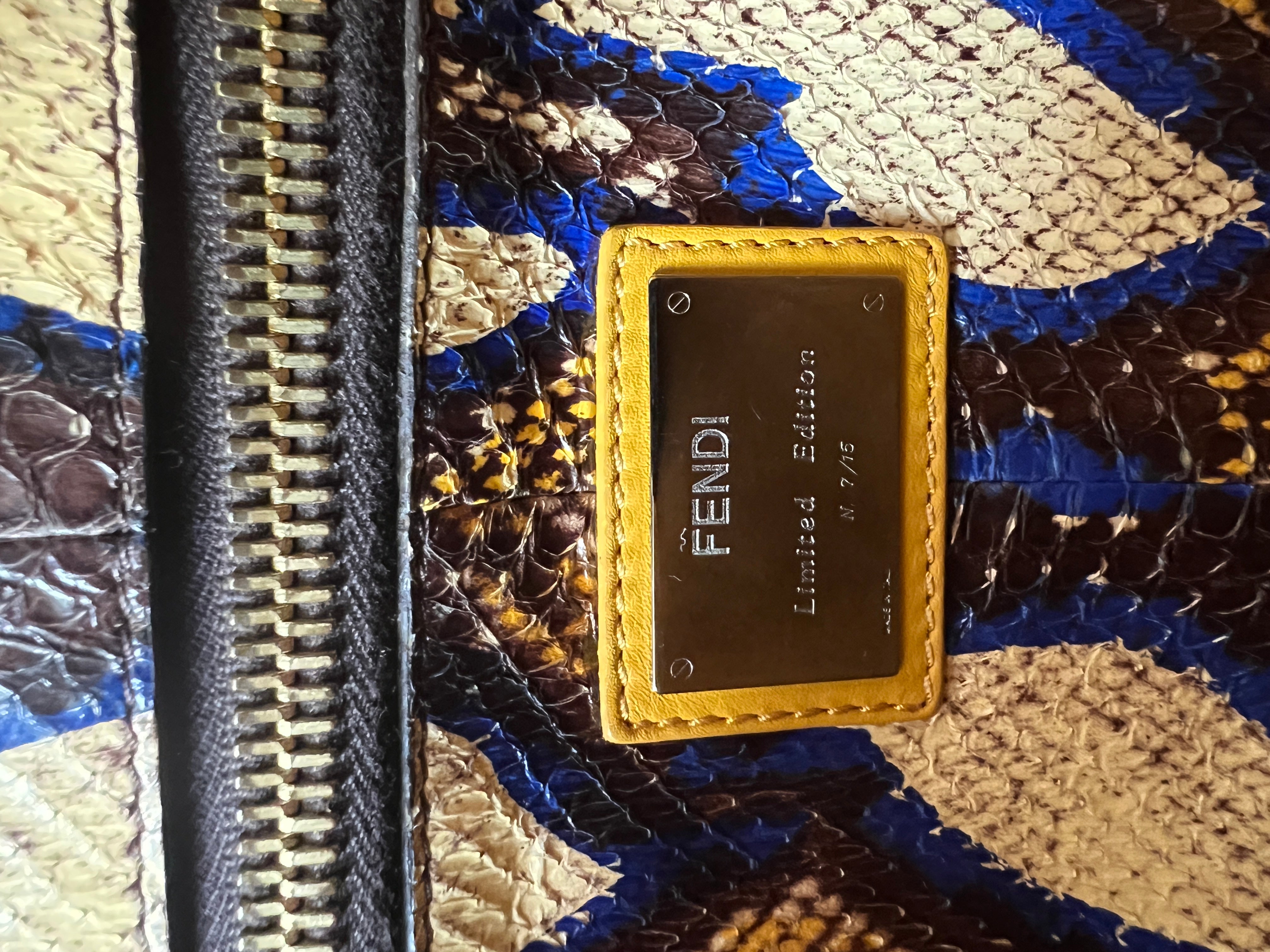 Fendi - Peekaboo Python - Edition limitée (15 dans le monde)