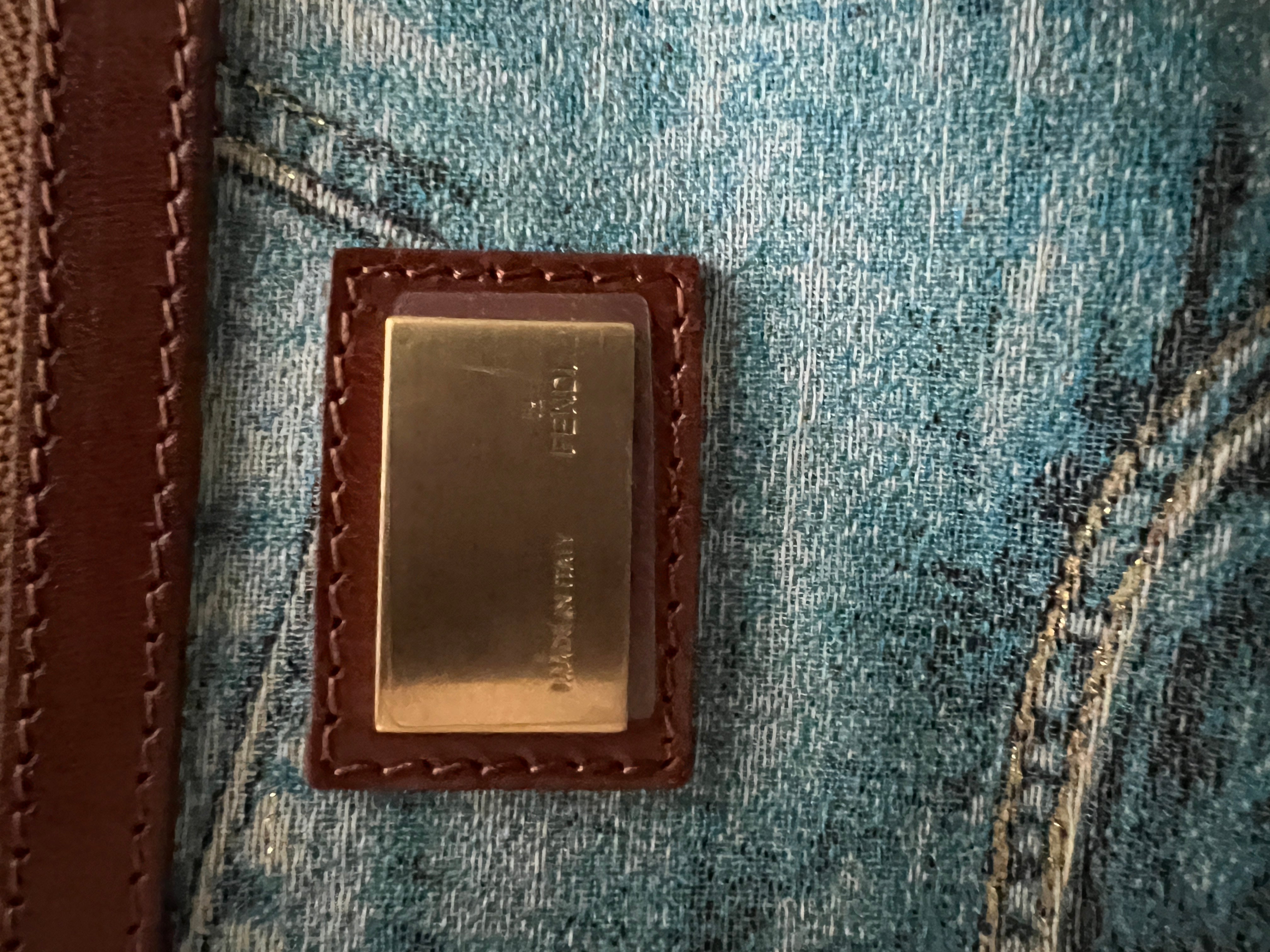 Fendi - Peekaboo Large (intérieur motif denim)