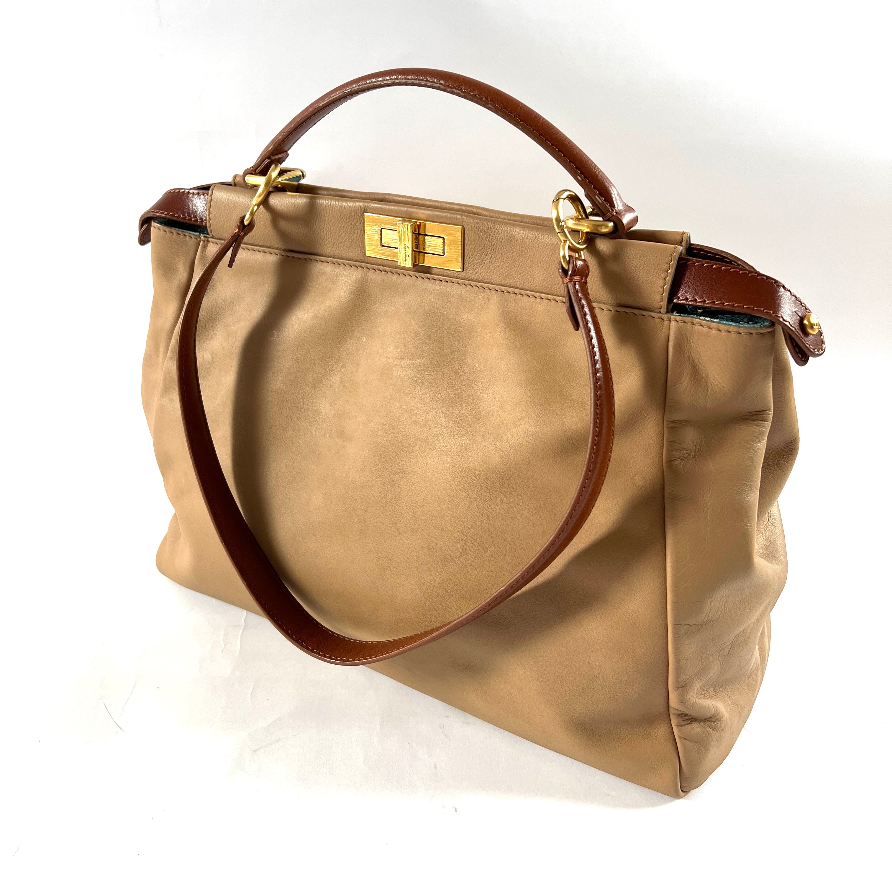 Fendi - Peekaboo Large (intérieur motif denim)