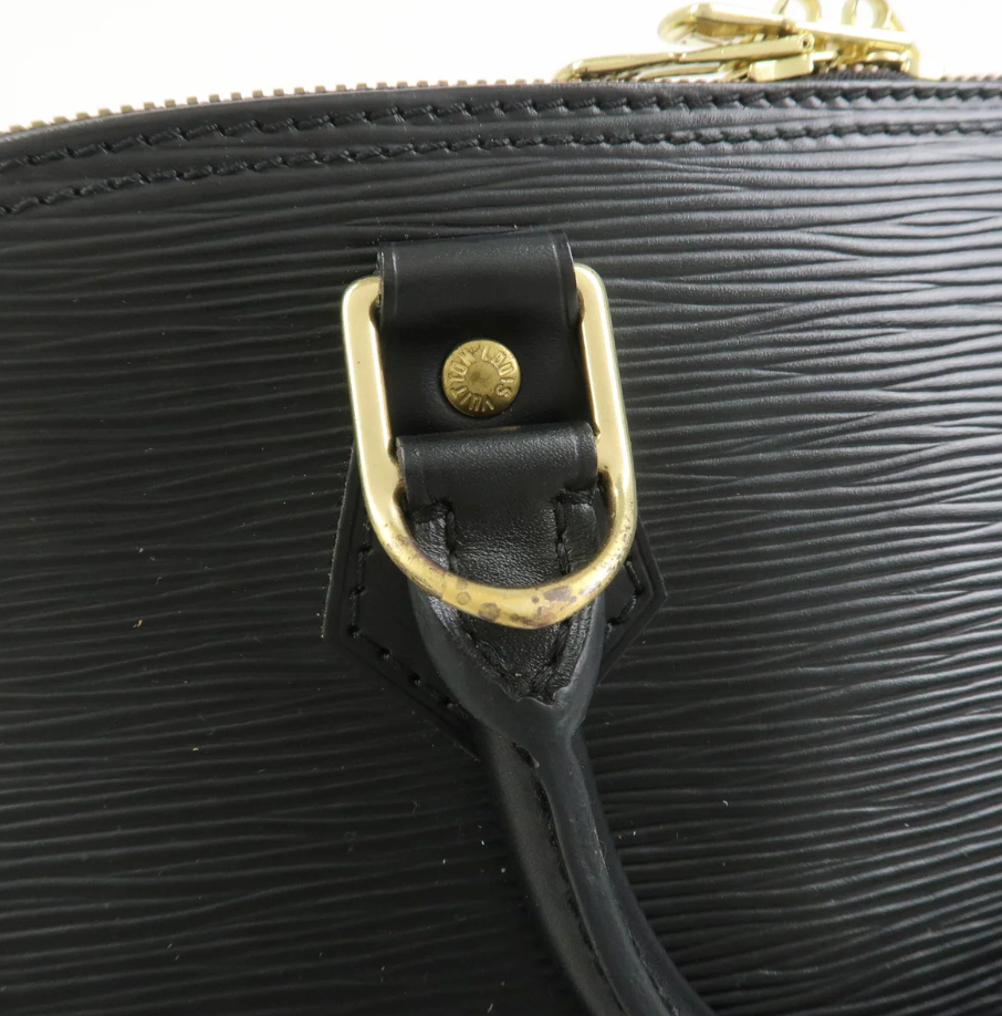 Louis Vuitton - Alma PM - Cuir épi Noir + Entrupy