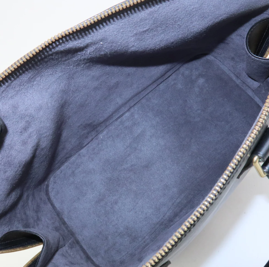 Louis Vuitton - Alma PM - Cuir épi Noir + Entrupy