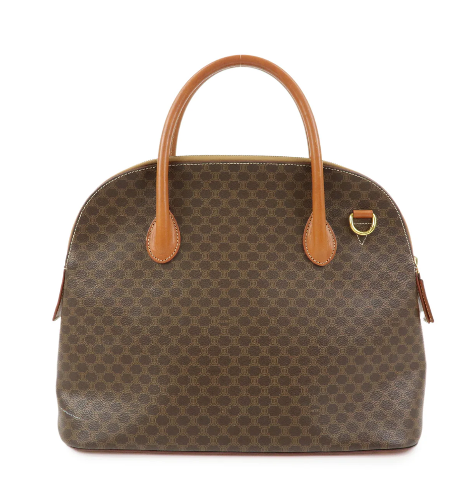 CELINE - Sac à Main Toile Macadam et Cuir