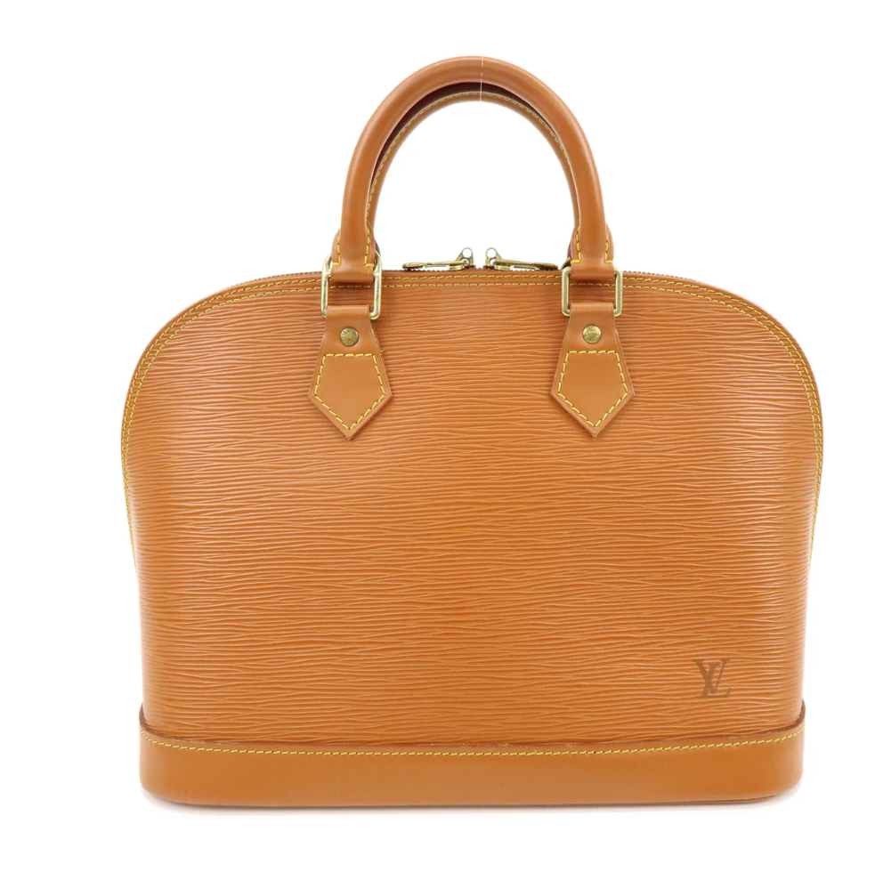 Louis Vuitton - Alma PM - Cuir épi Gold + Entrupy