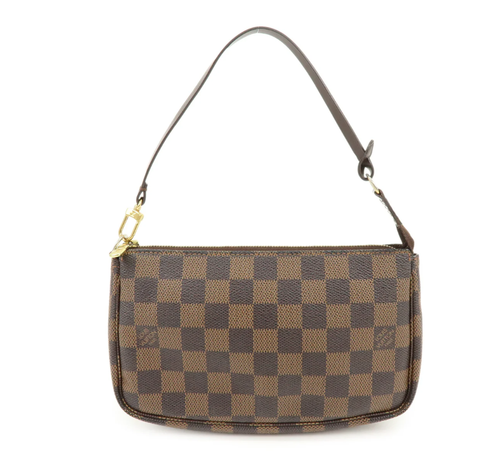 Louis Vuitton - Pochette accessoires - Damier Ebène + Entrupy
