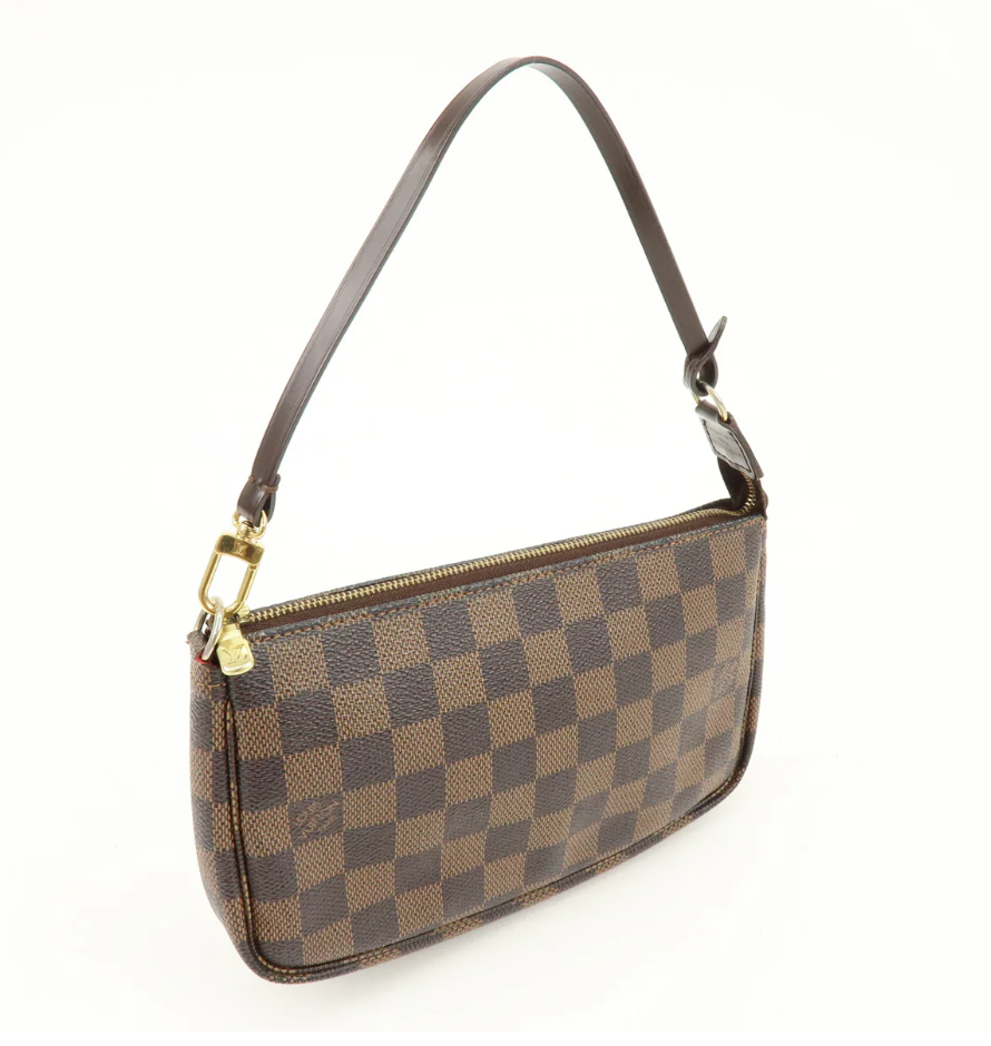 Louis Vuitton - Pochette accessoires - Damier Ebène + Entrupy