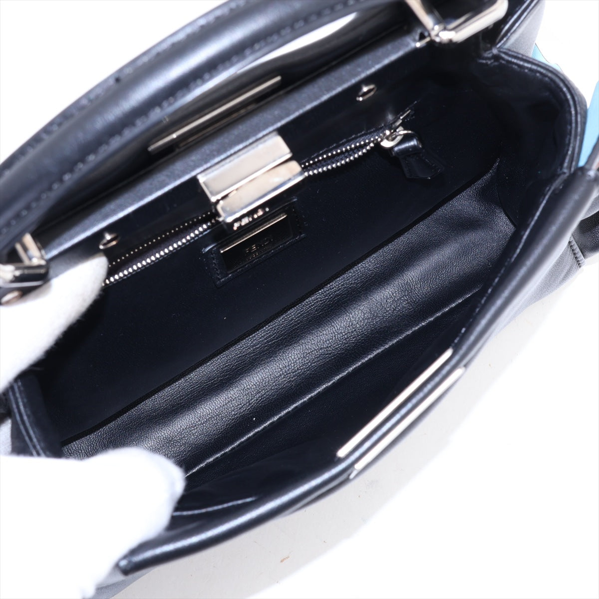 Fendi - Mini Peekaboo wave cuir nappa