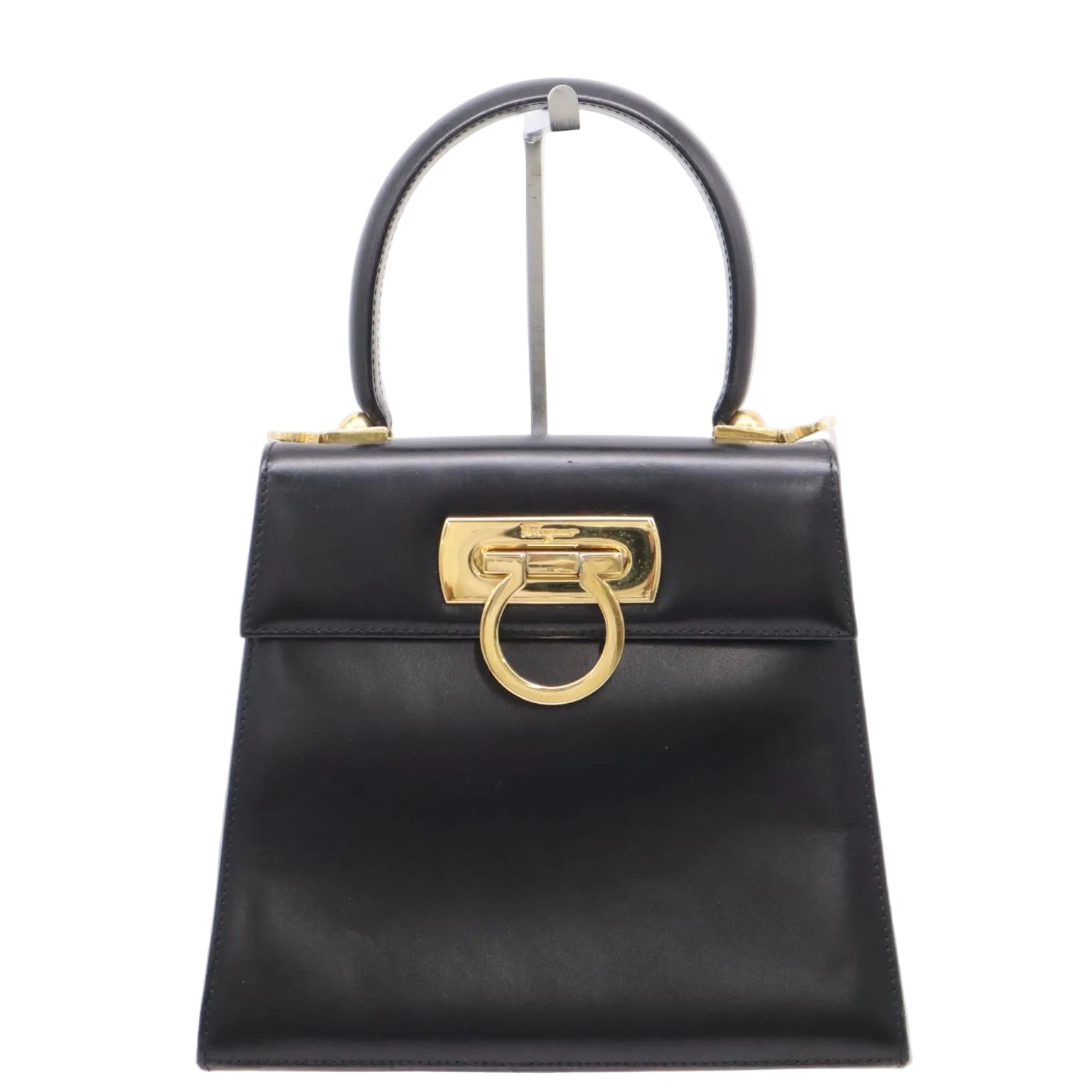 Salvatore Ferragamo - Sac Vintage Gancini noir