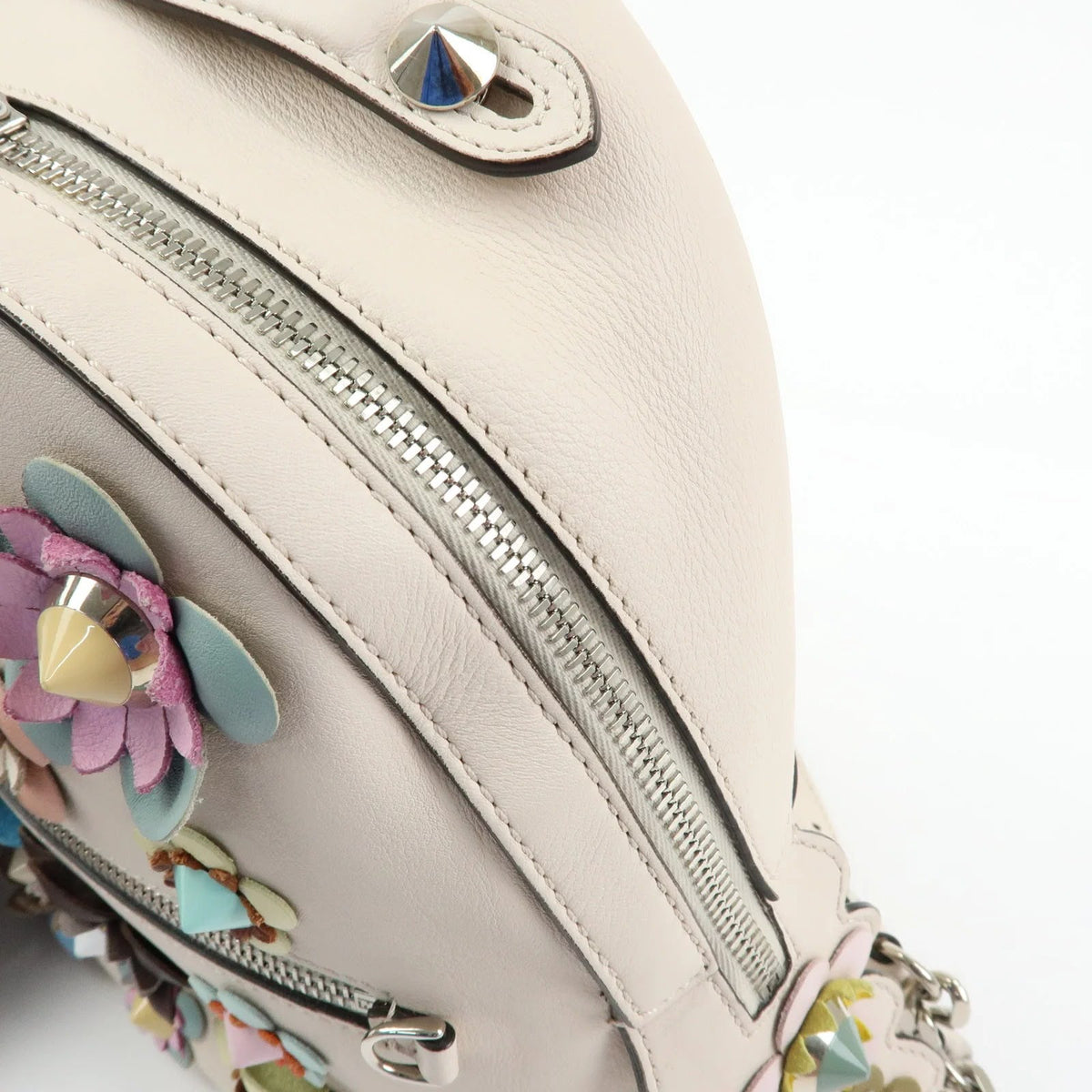 Fendi -  Sac à dos Mini Backpack à fleurs