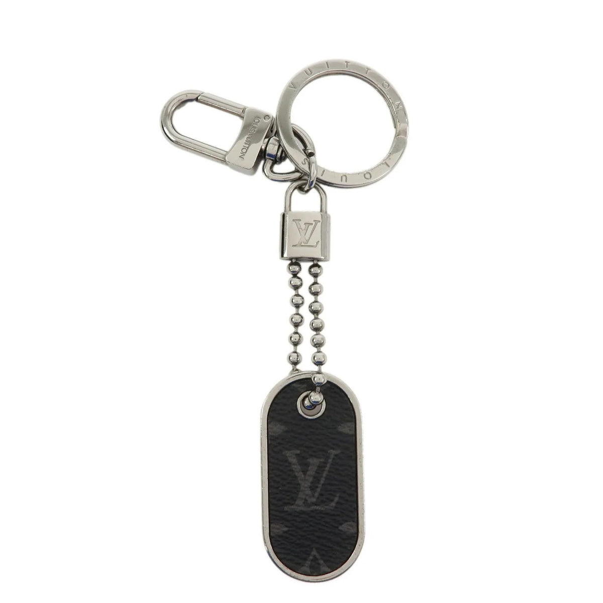 Louis Vuitton - Porte-clés Plaque Monogram Eclipse