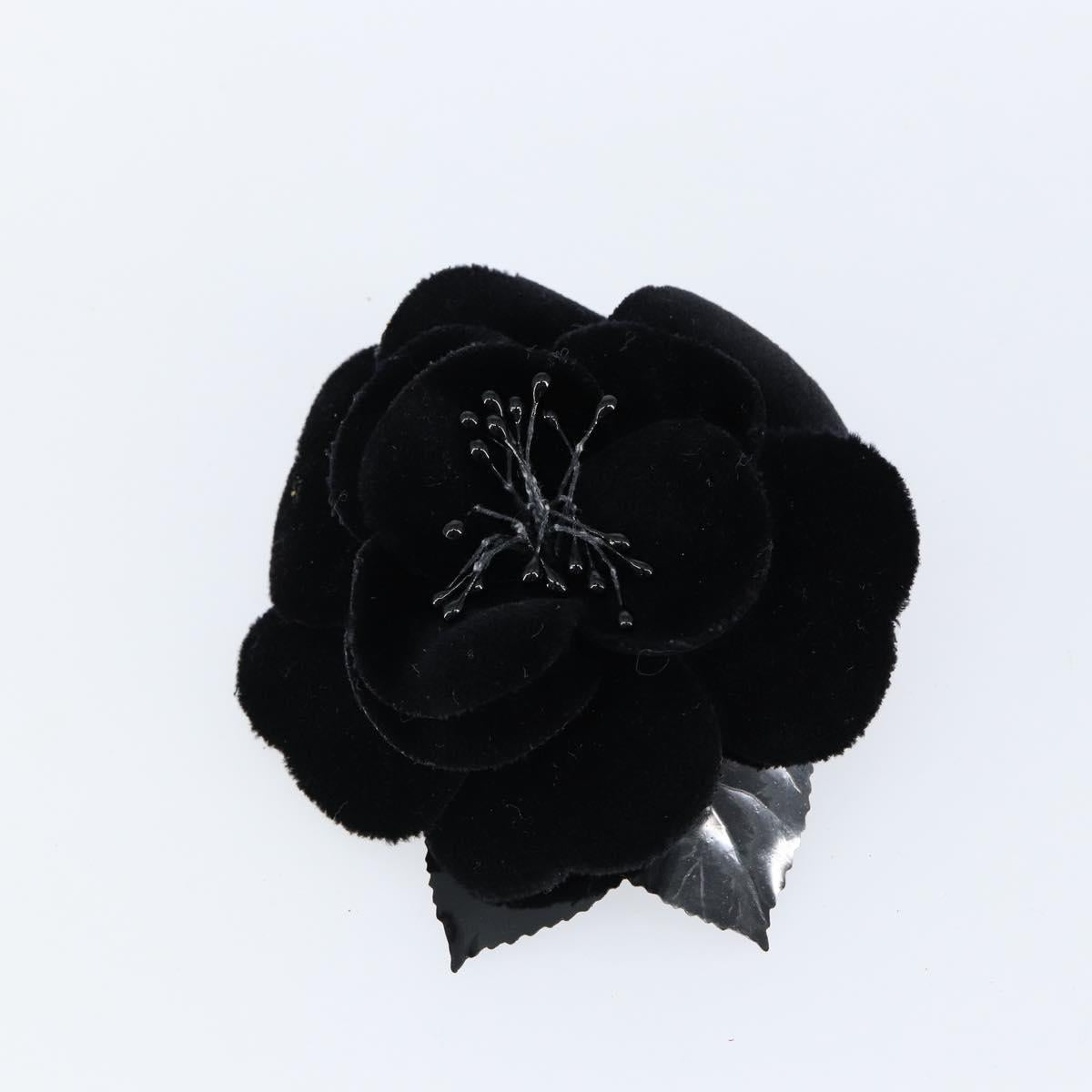 Chanel - Broche Camélia velour