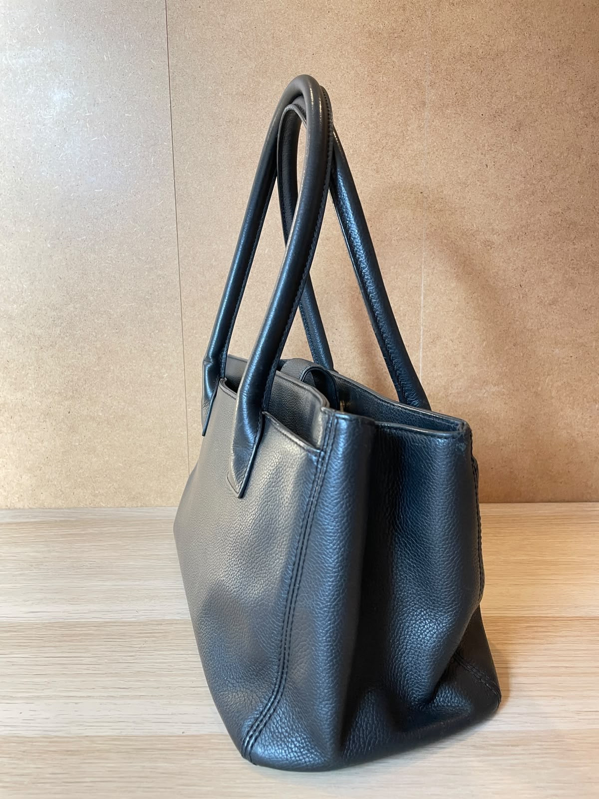Chanel - Petit cabas cuir grainé Cerf Executive