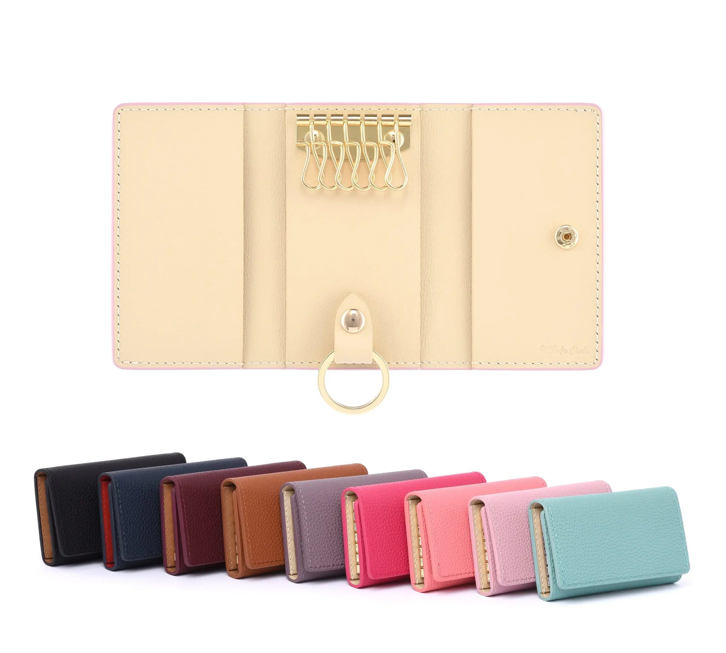 DRESSUPYOURPURSE | Étui à clés en cuir grainé Togo